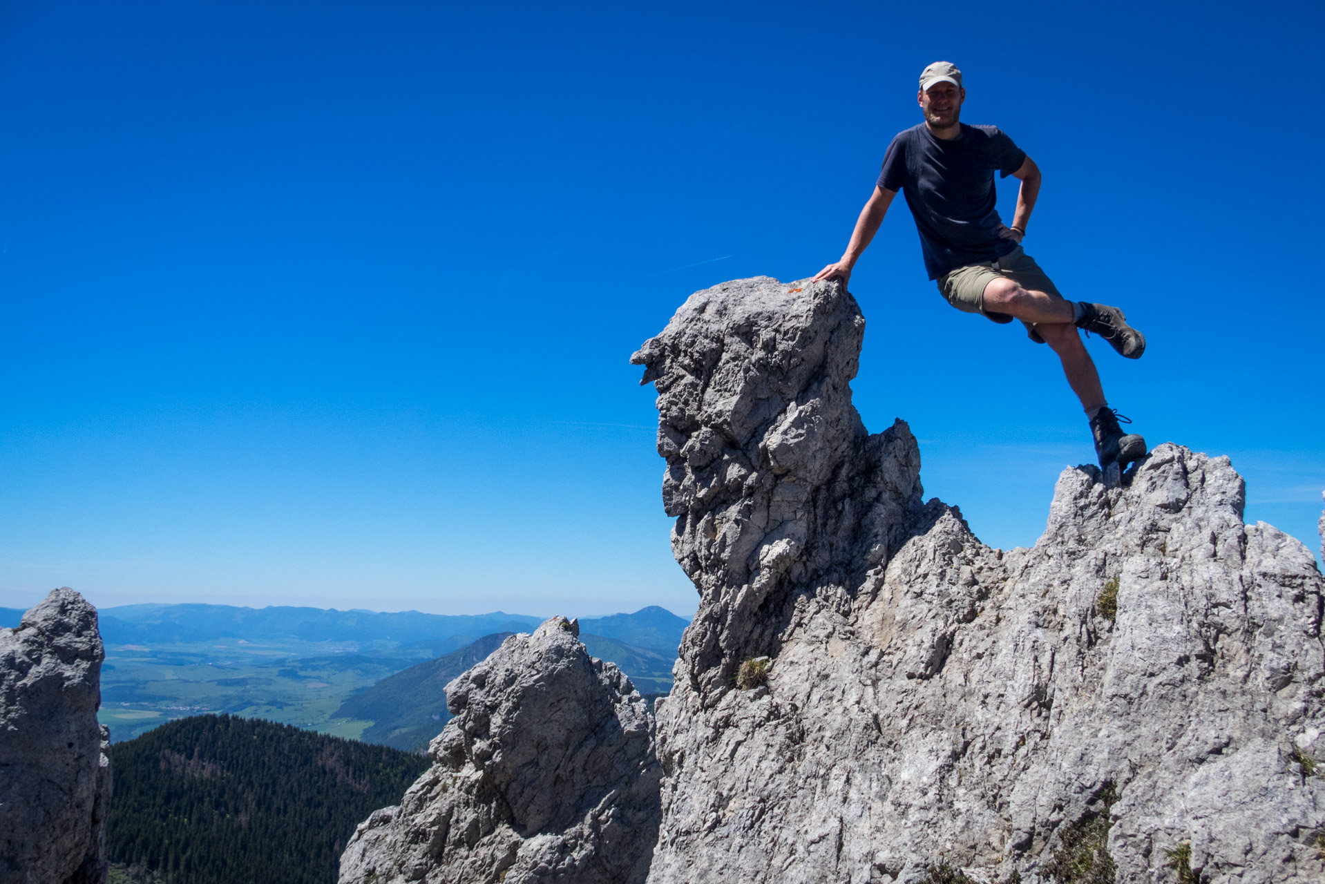 Sivý vrch od horárne Biela skala (Západné Tatry)