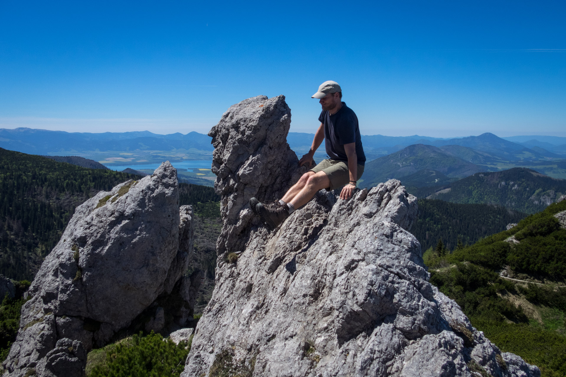 Sivý vrch od horárne Biela skala (Západné Tatry)