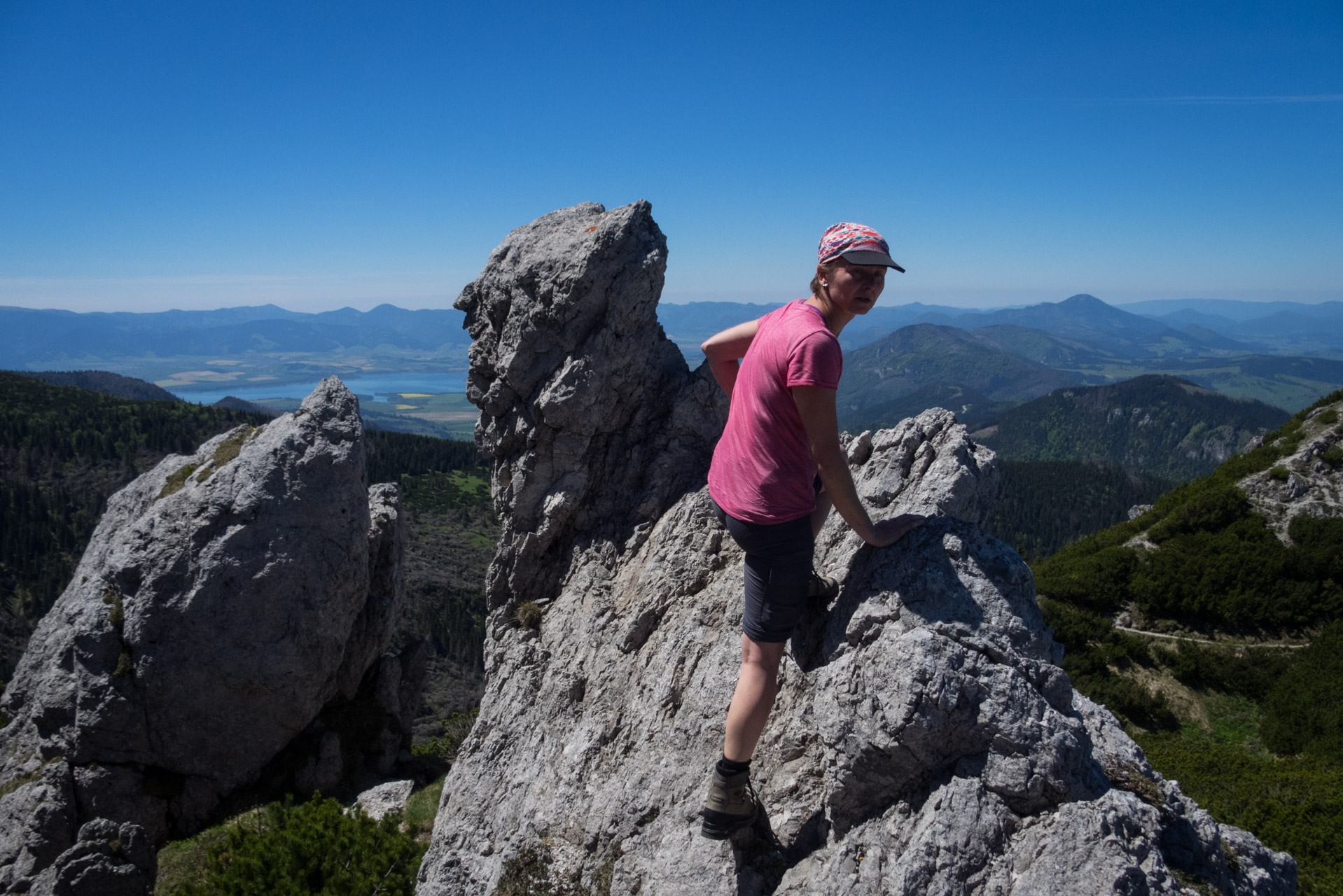 Sivý vrch od horárne Biela skala (Západné Tatry)