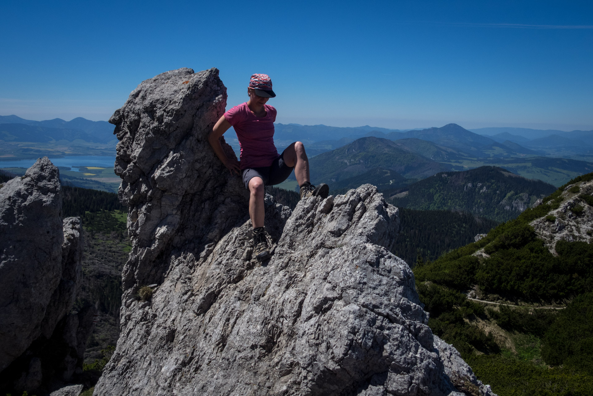 Sivý vrch od horárne Biela skala (Západné Tatry)