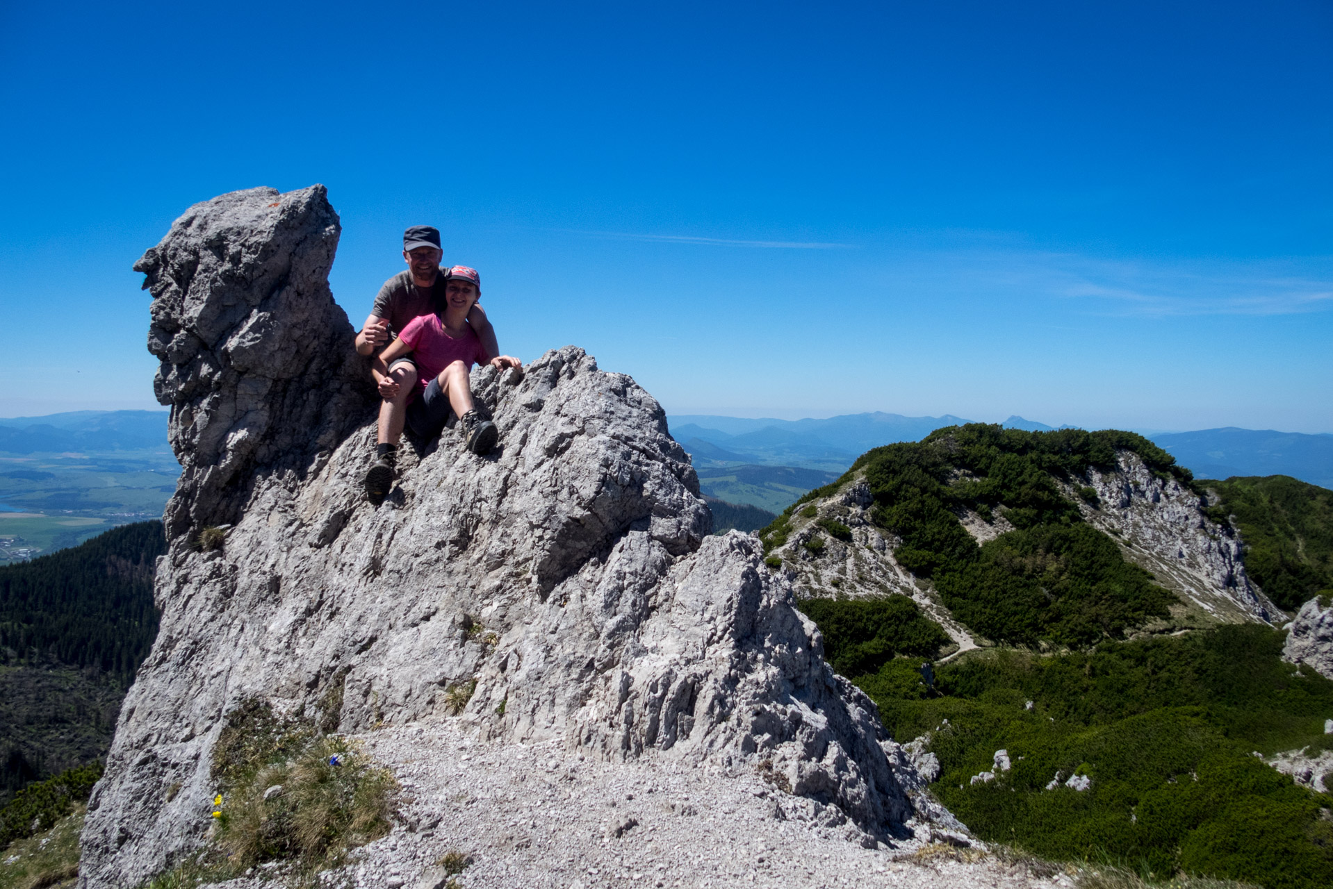 Sivý vrch od horárne Biela skala (Západné Tatry)