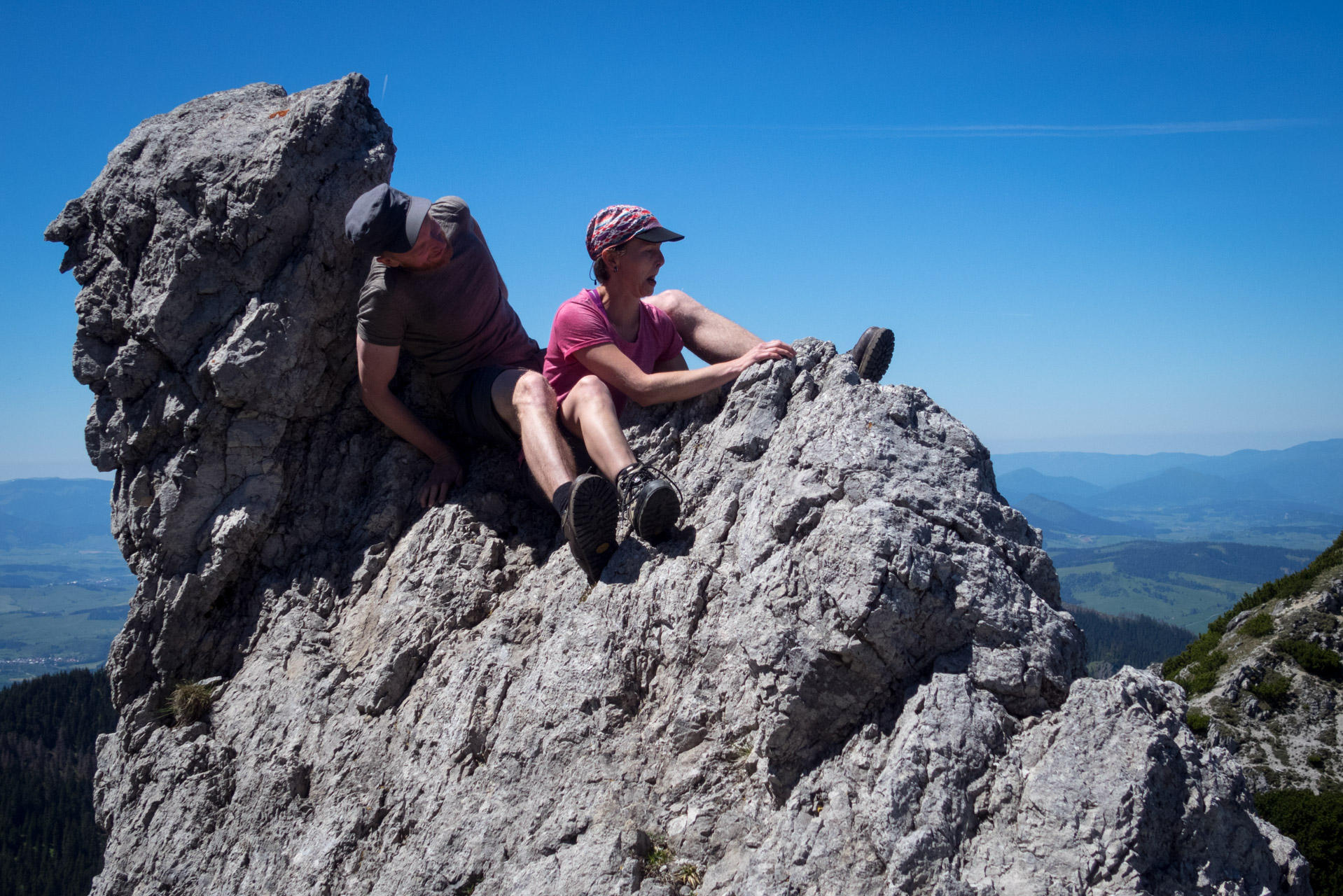 Sivý vrch od horárne Biela skala (Západné Tatry)