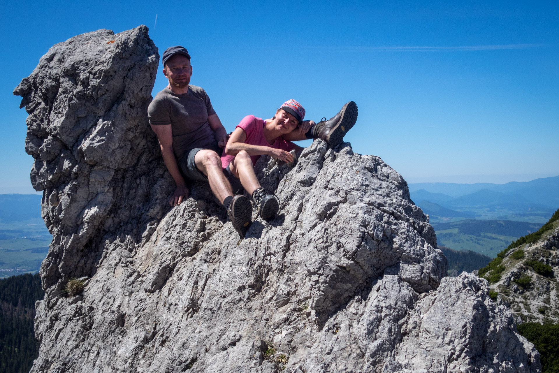 Sivý vrch od horárne Biela skala (Západné Tatry)