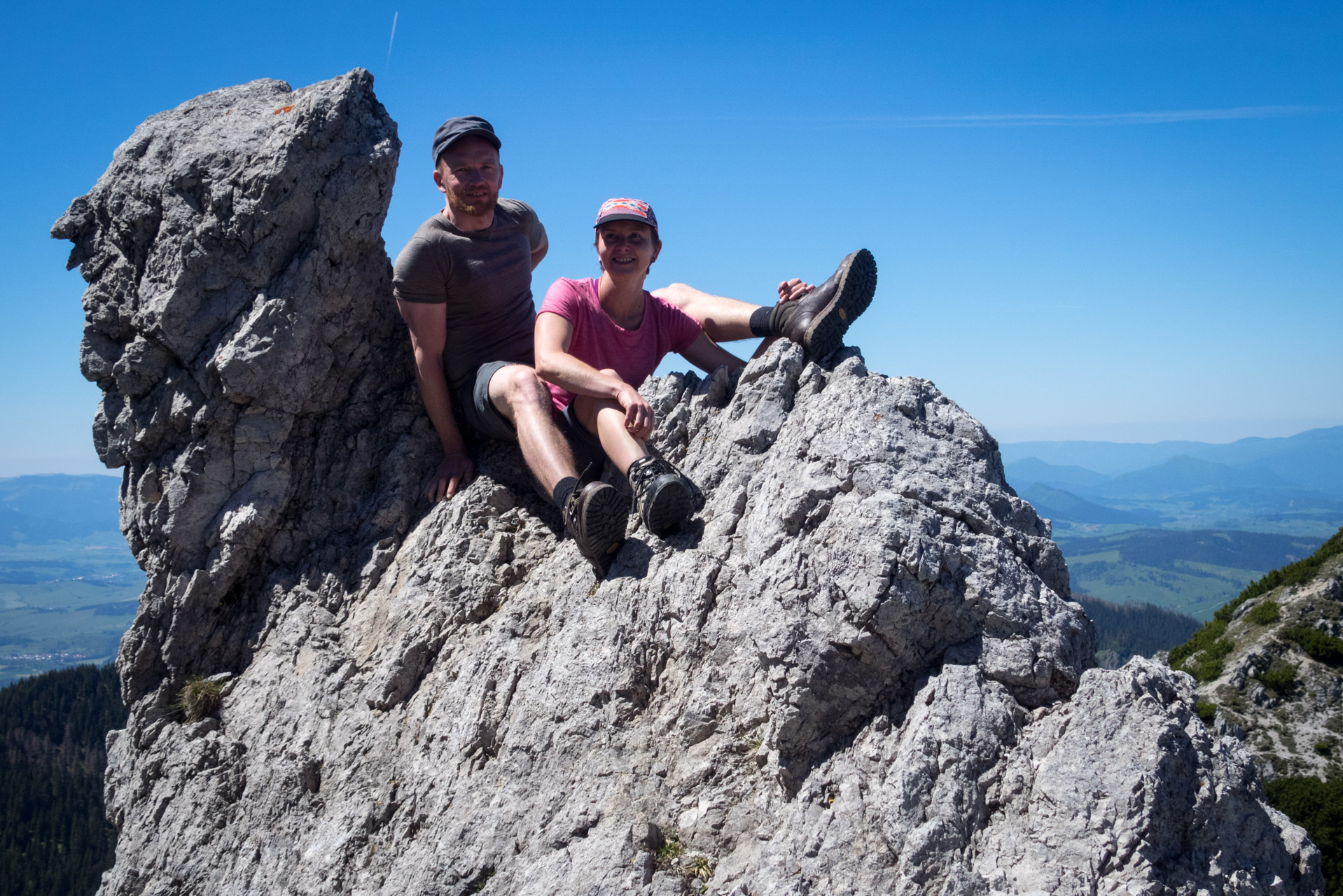 Sivý vrch od horárne Biela skala (Západné Tatry)