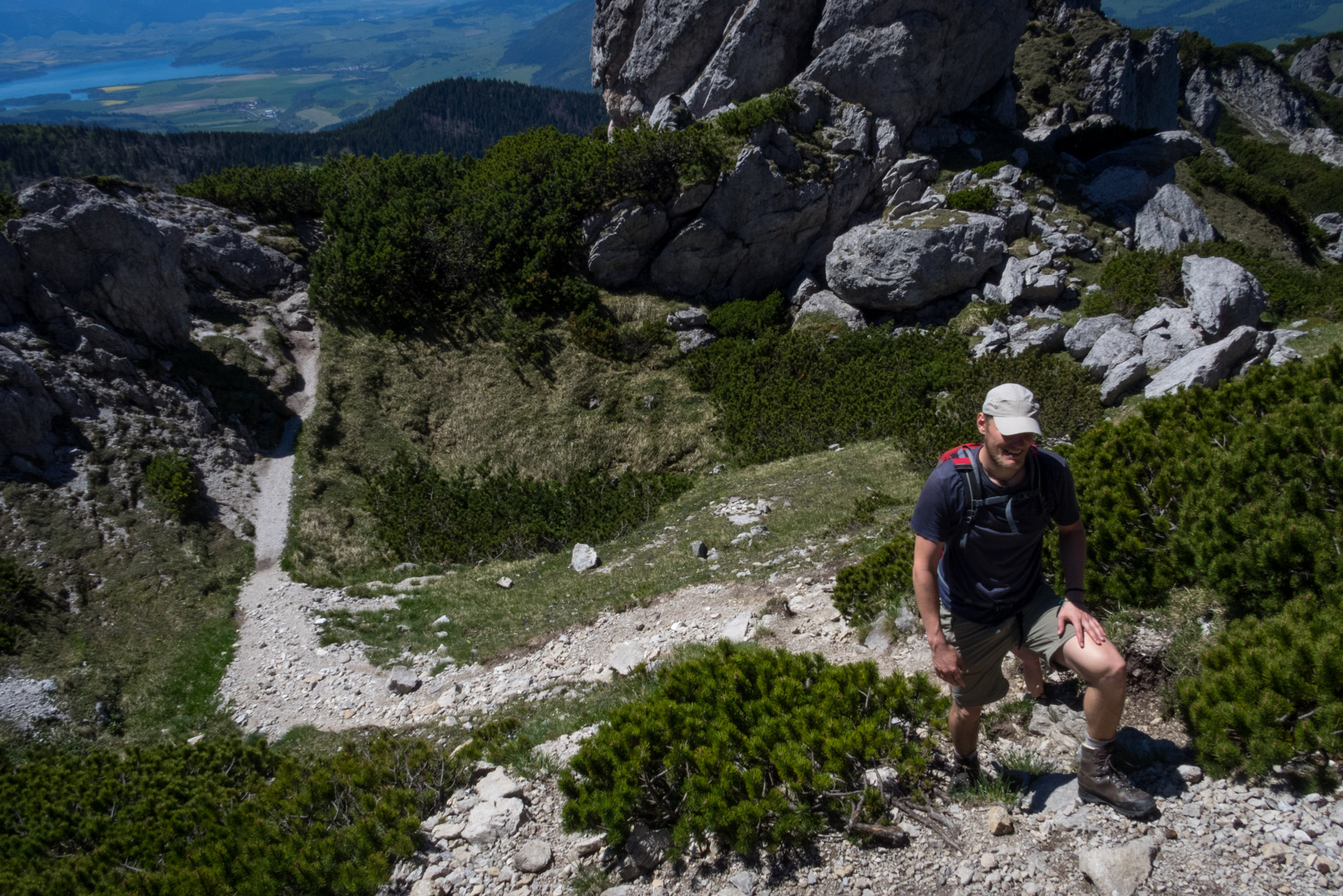 Sivý vrch od horárne Biela skala (Západné Tatry)