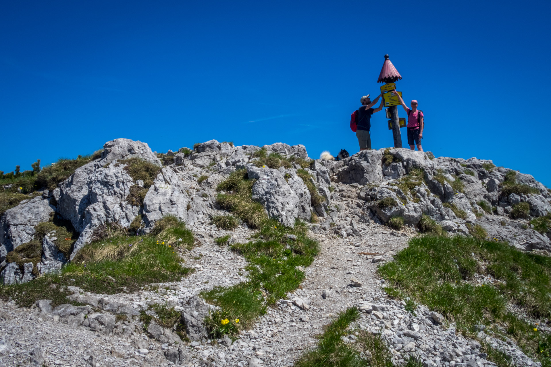 Sivý vrch od horárne Biela skala (Západné Tatry)