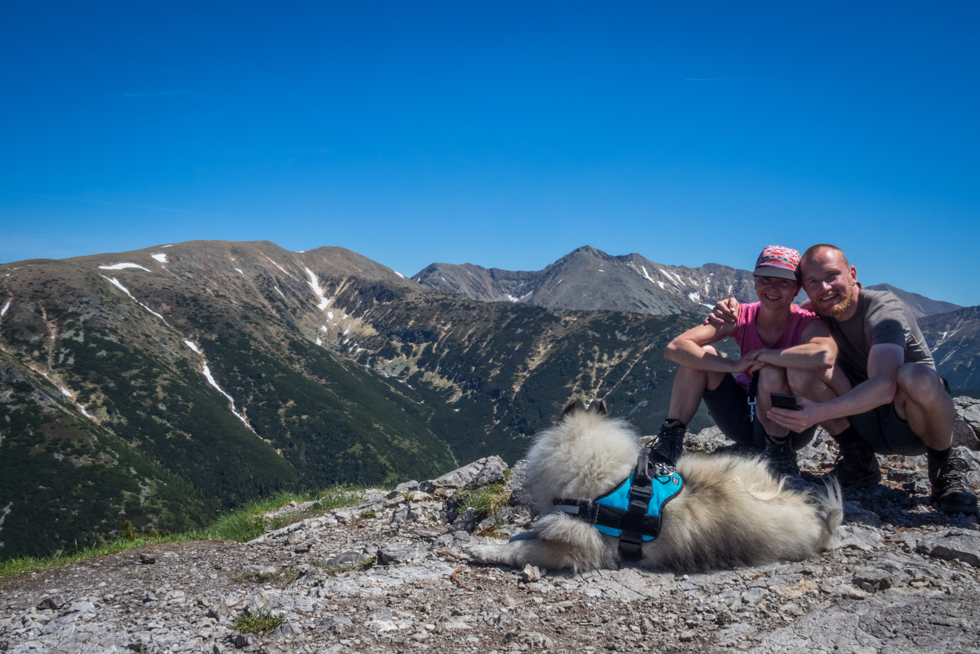 Sivý vrch od horárne Biela skala (Západné Tatry)