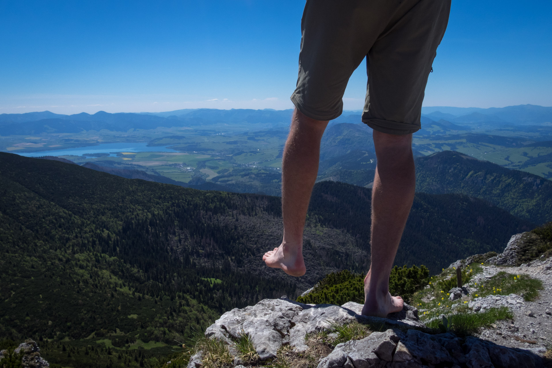 Sivý vrch od horárne Biela skala (Západné Tatry)