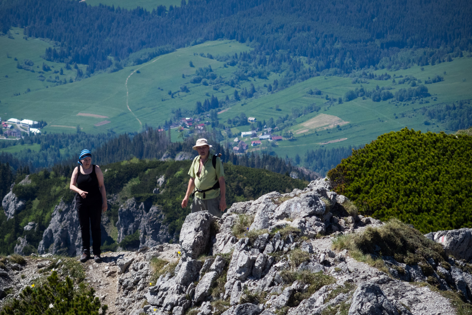 Sivý vrch od horárne Biela skala (Západné Tatry)