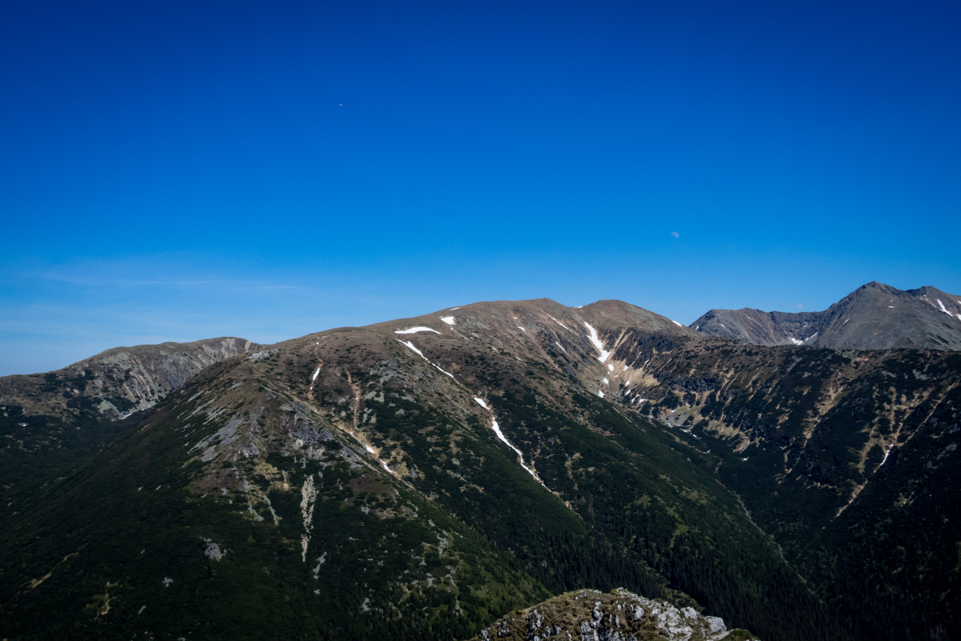 Sivý vrch od horárne Biela skala (Západné Tatry)