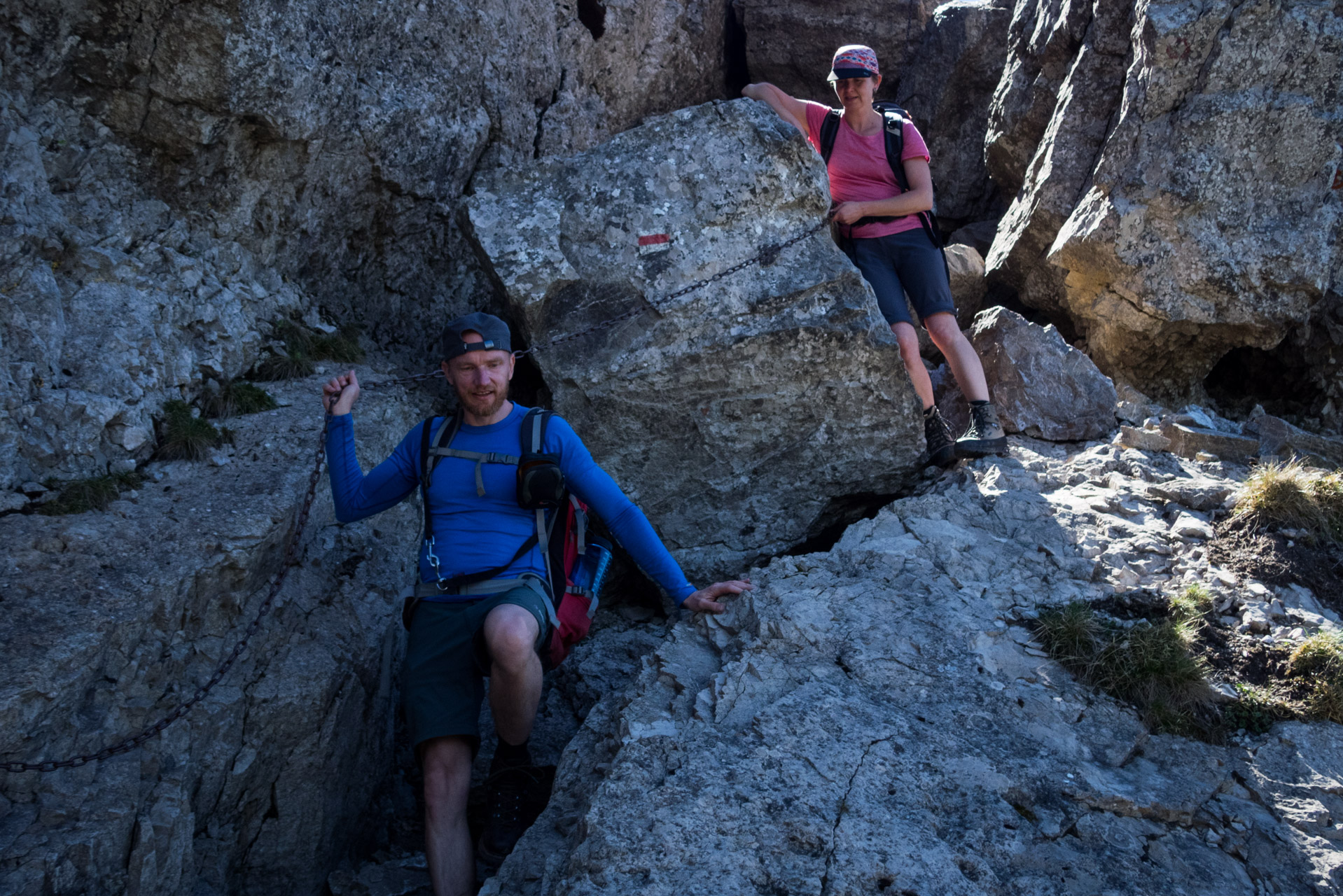 Sivý vrch od horárne Biela skala (Západné Tatry)