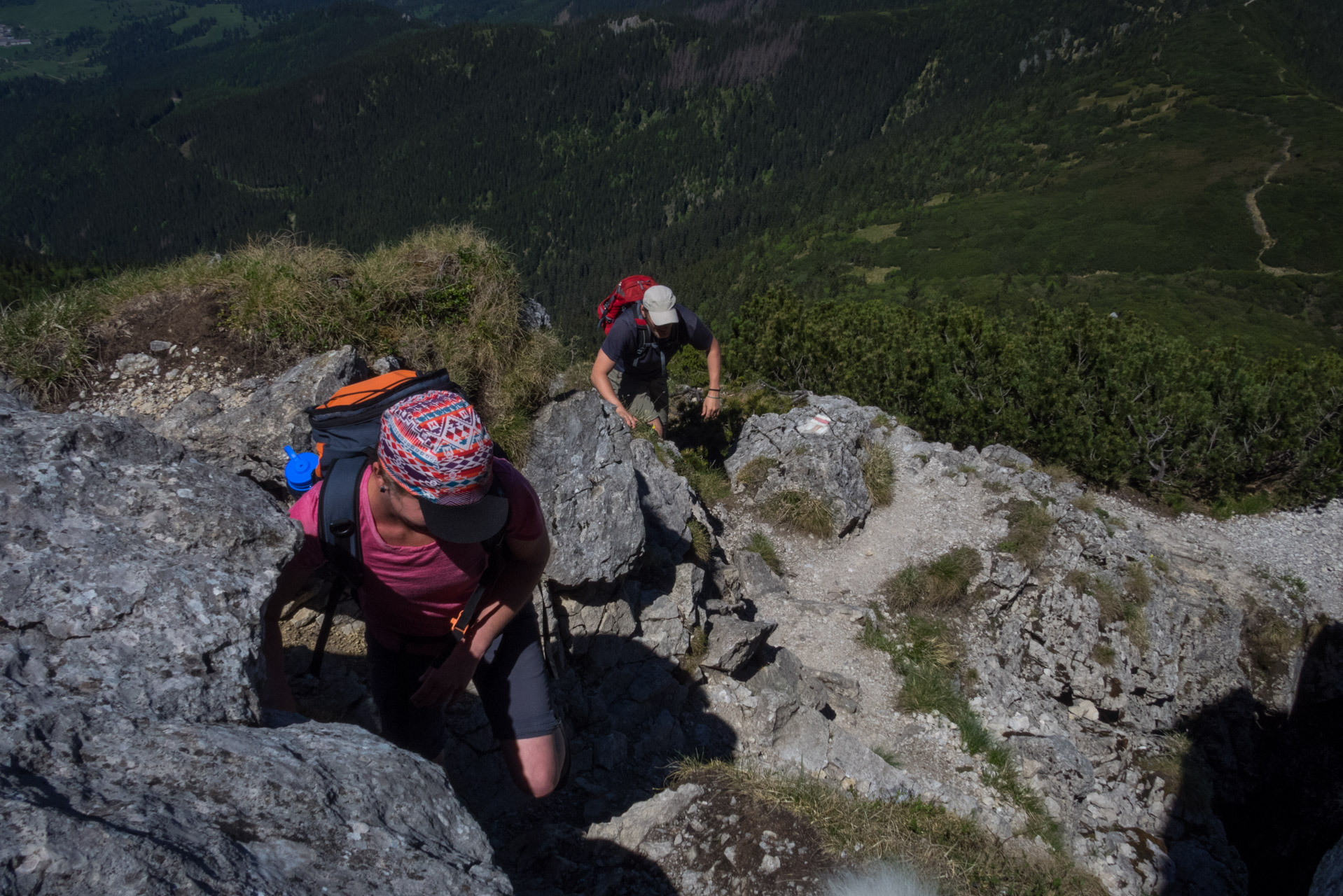 Sivý vrch od horárne Biela skala (Západné Tatry)