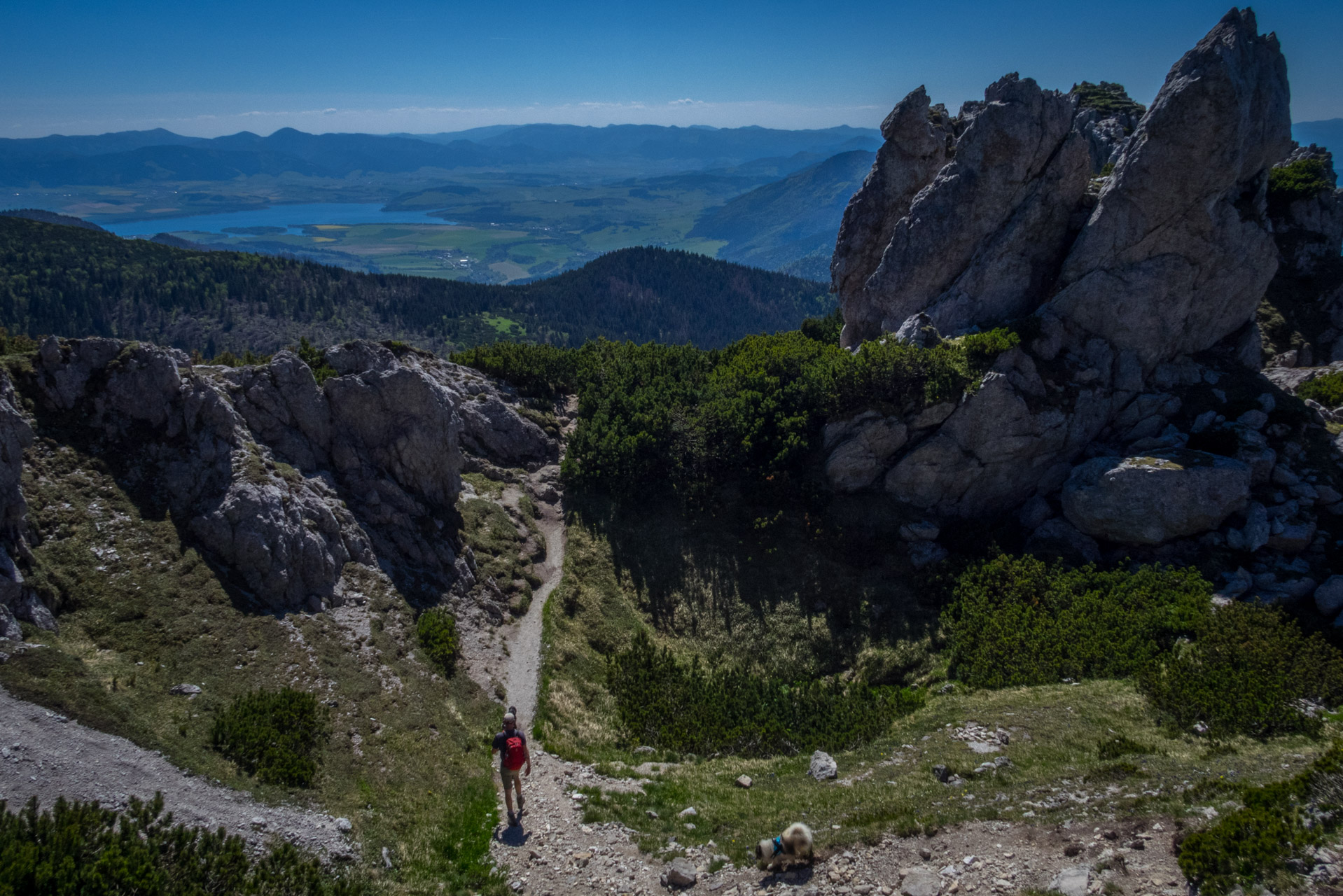 Sivý vrch od horárne Biela skala (Západné Tatry)