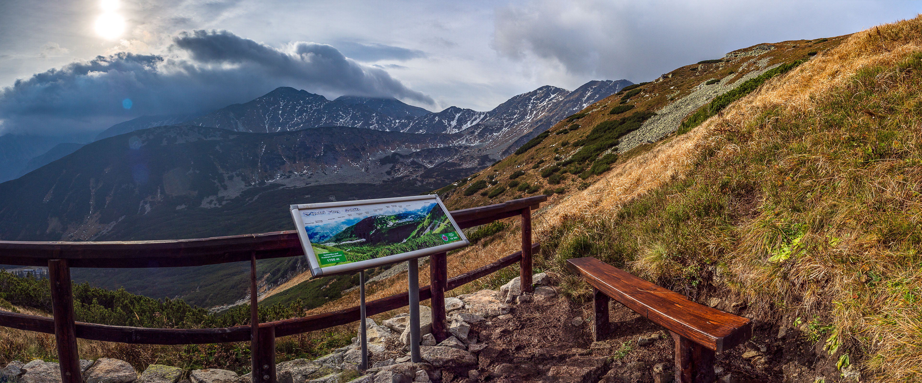 Brestová zo Salatínskej doliny, lanovky (Západné Tatry)