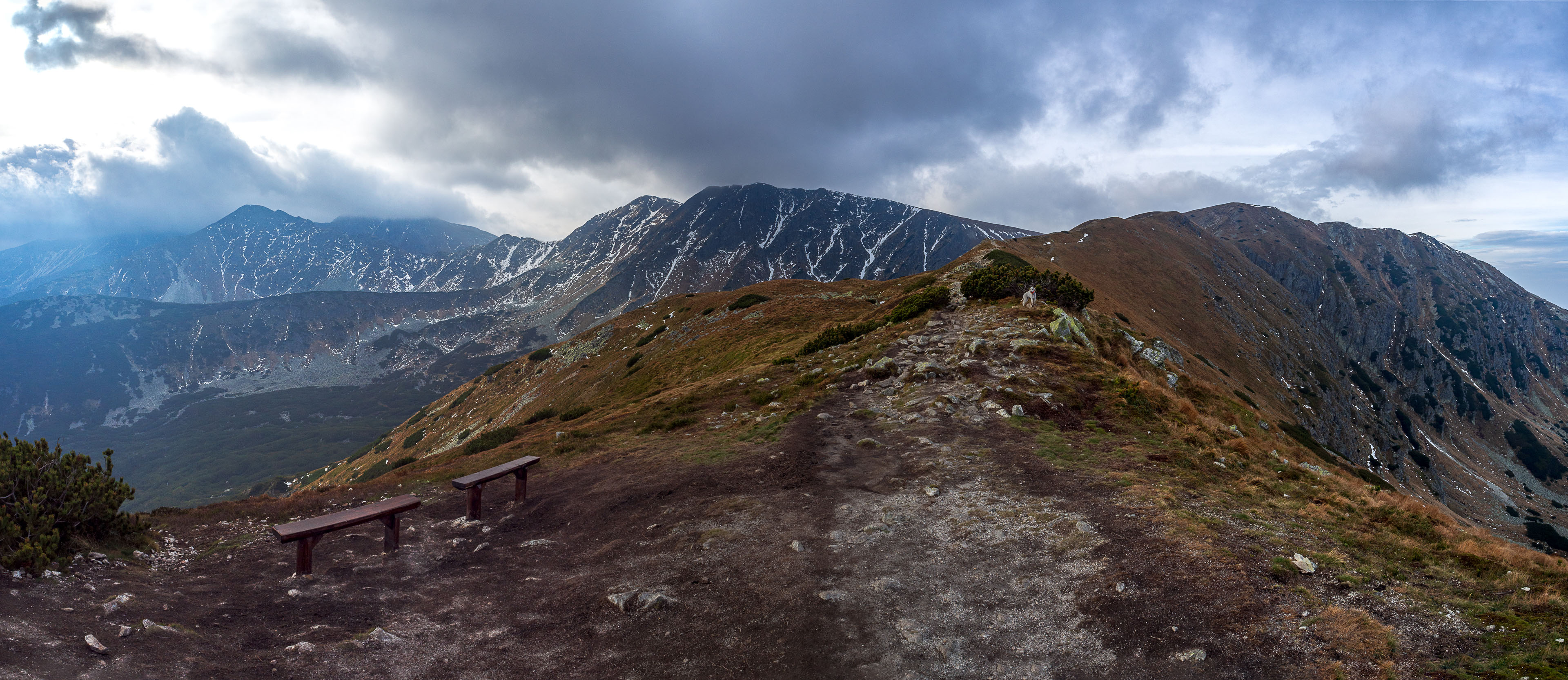 Brestová zo Salatínskej doliny, lanovky (Západné Tatry)