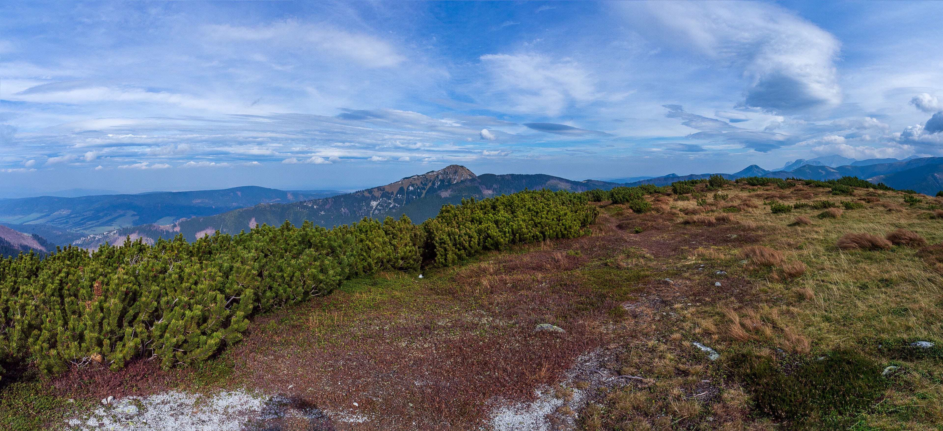 Brestová zo Salatínskej doliny, lanovky (Západné Tatry)