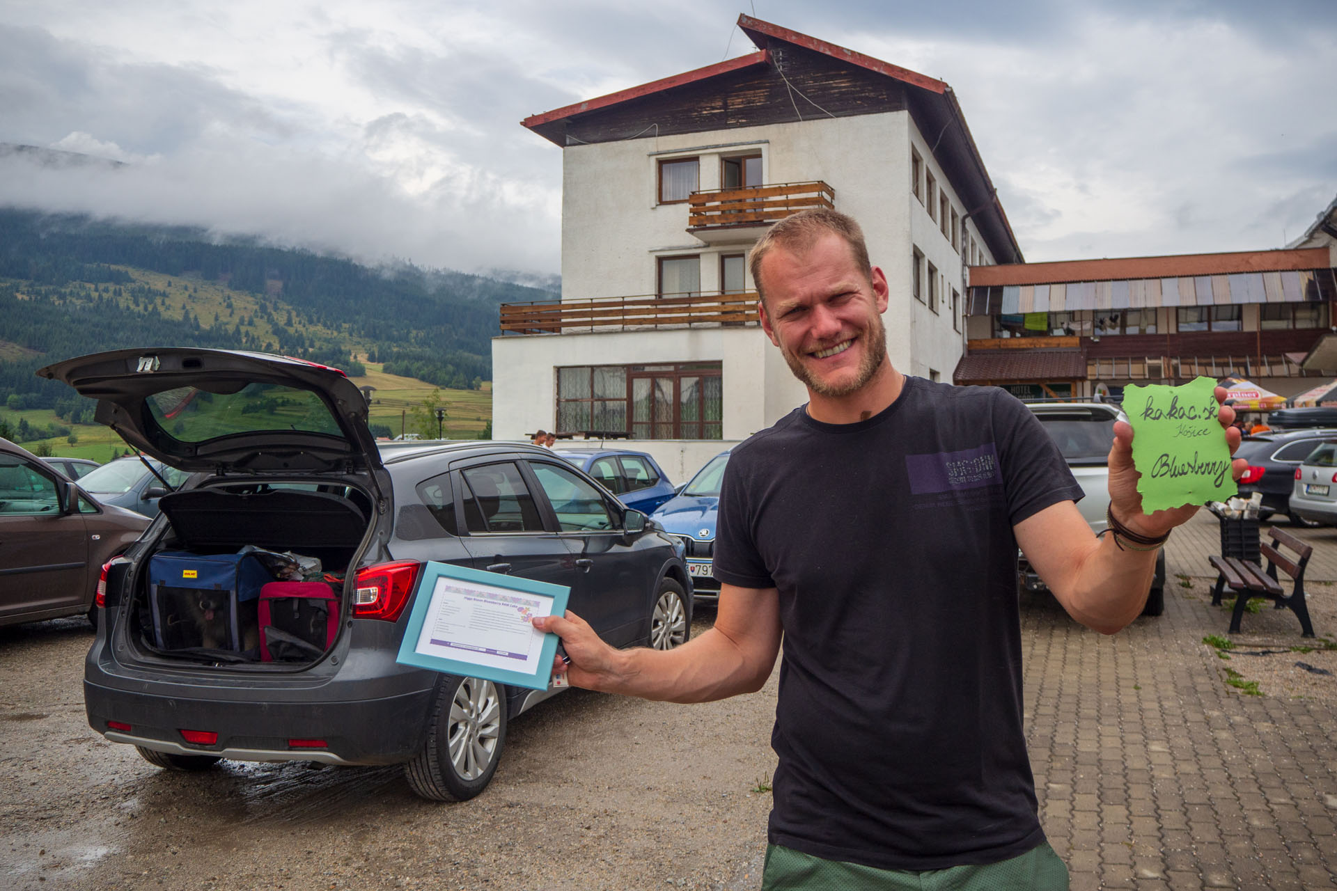 Čučoriedkový deň a Panská hoľa z Pred Soľankou (Nízke Tatry)