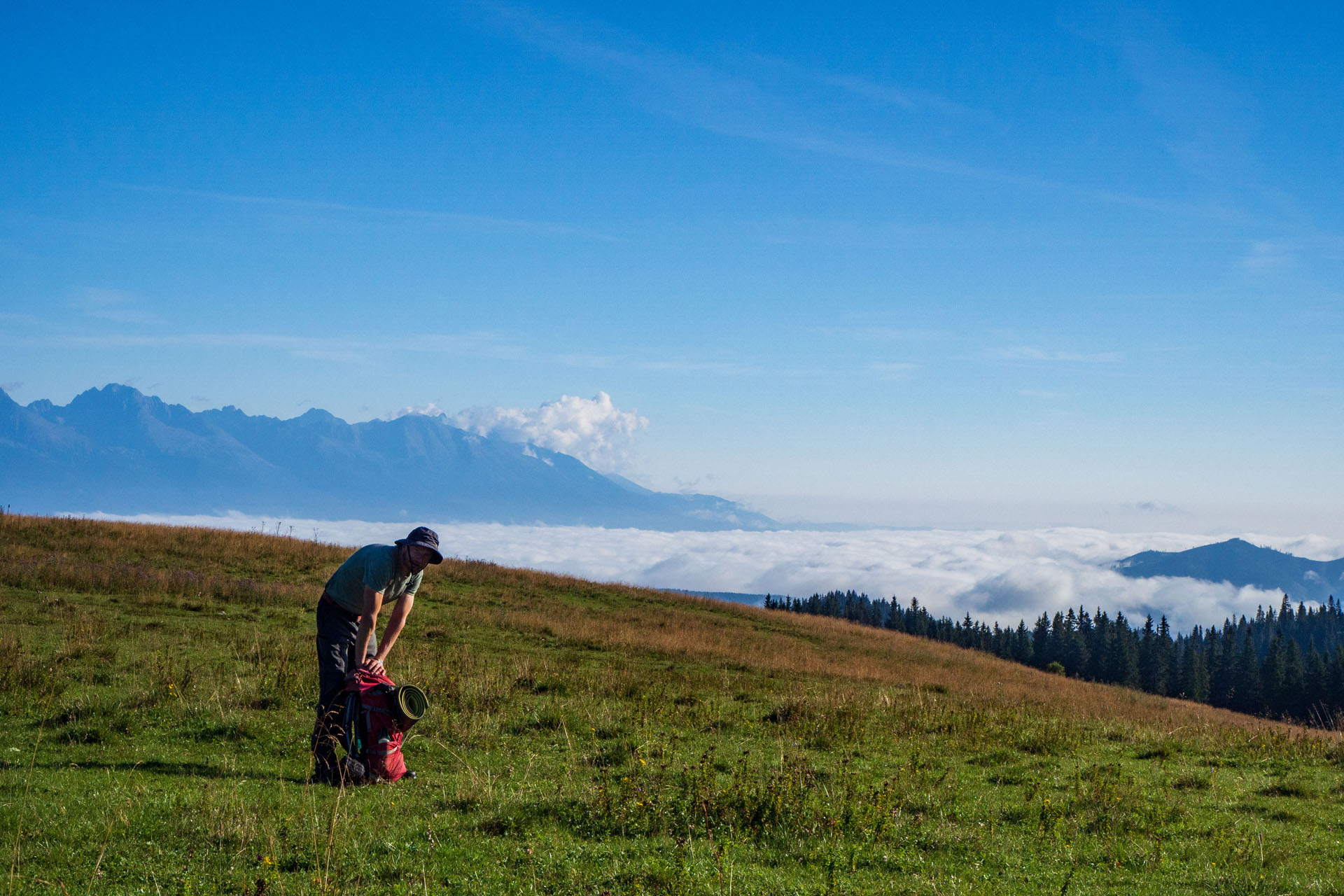 Čučoriedkový deň a Panská hoľa z Pred Soľankou (Nízke Tatry)