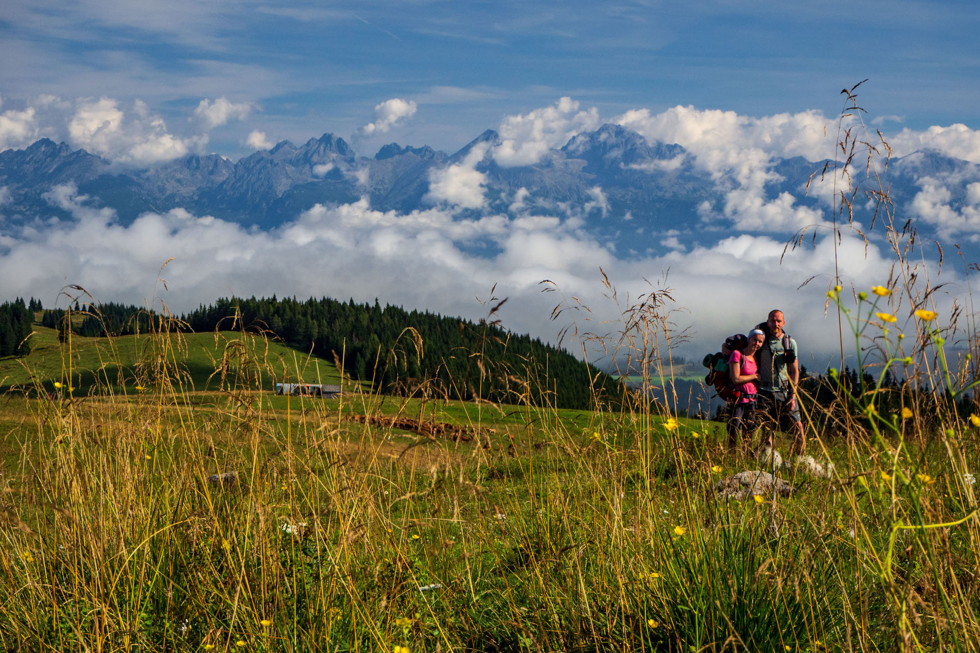 Čučoriedkový deň a Panská hoľa z Pred Soľankou (Nízke Tatry)