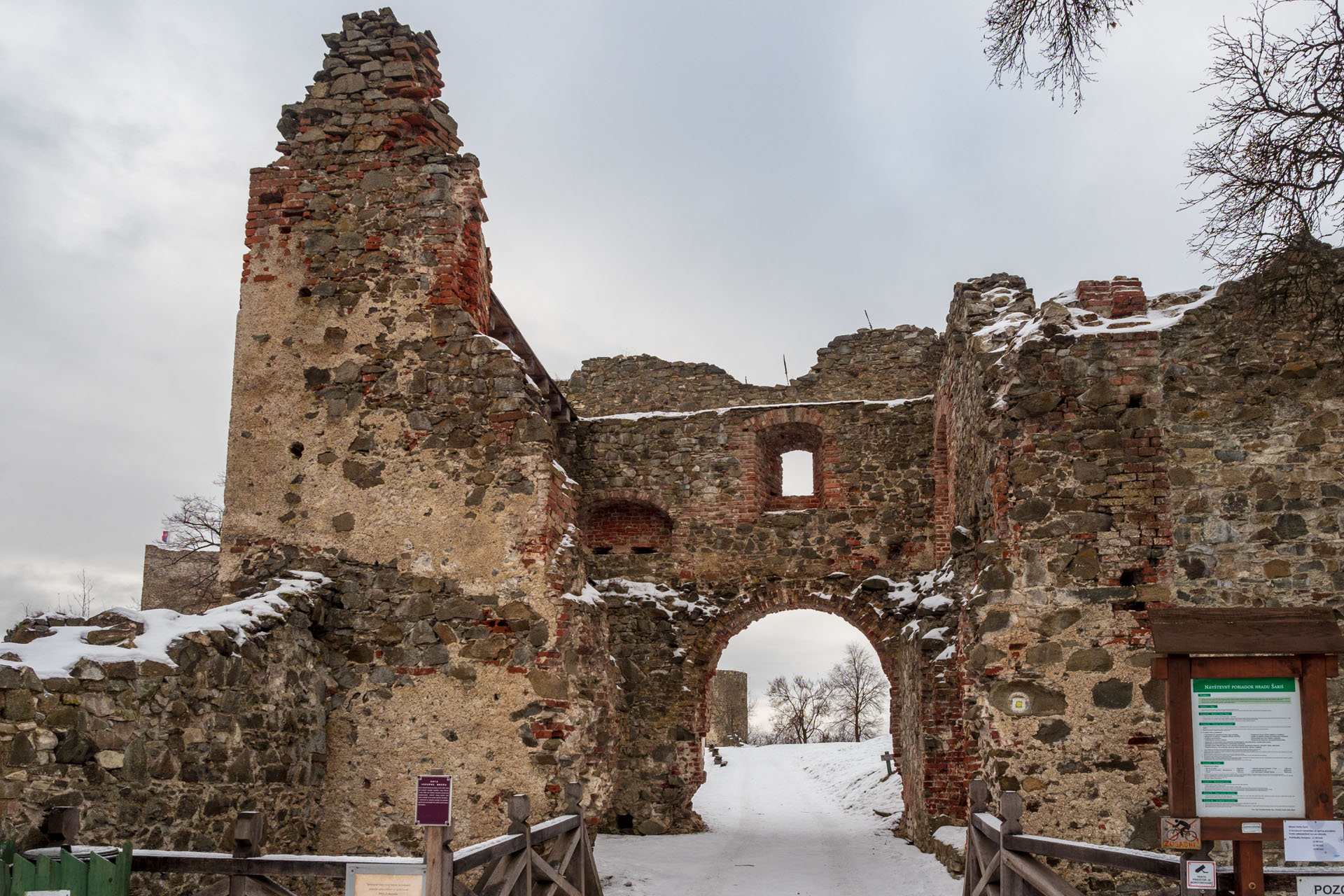 Hrad Šariš z Veľkého Šariša (Šariš)