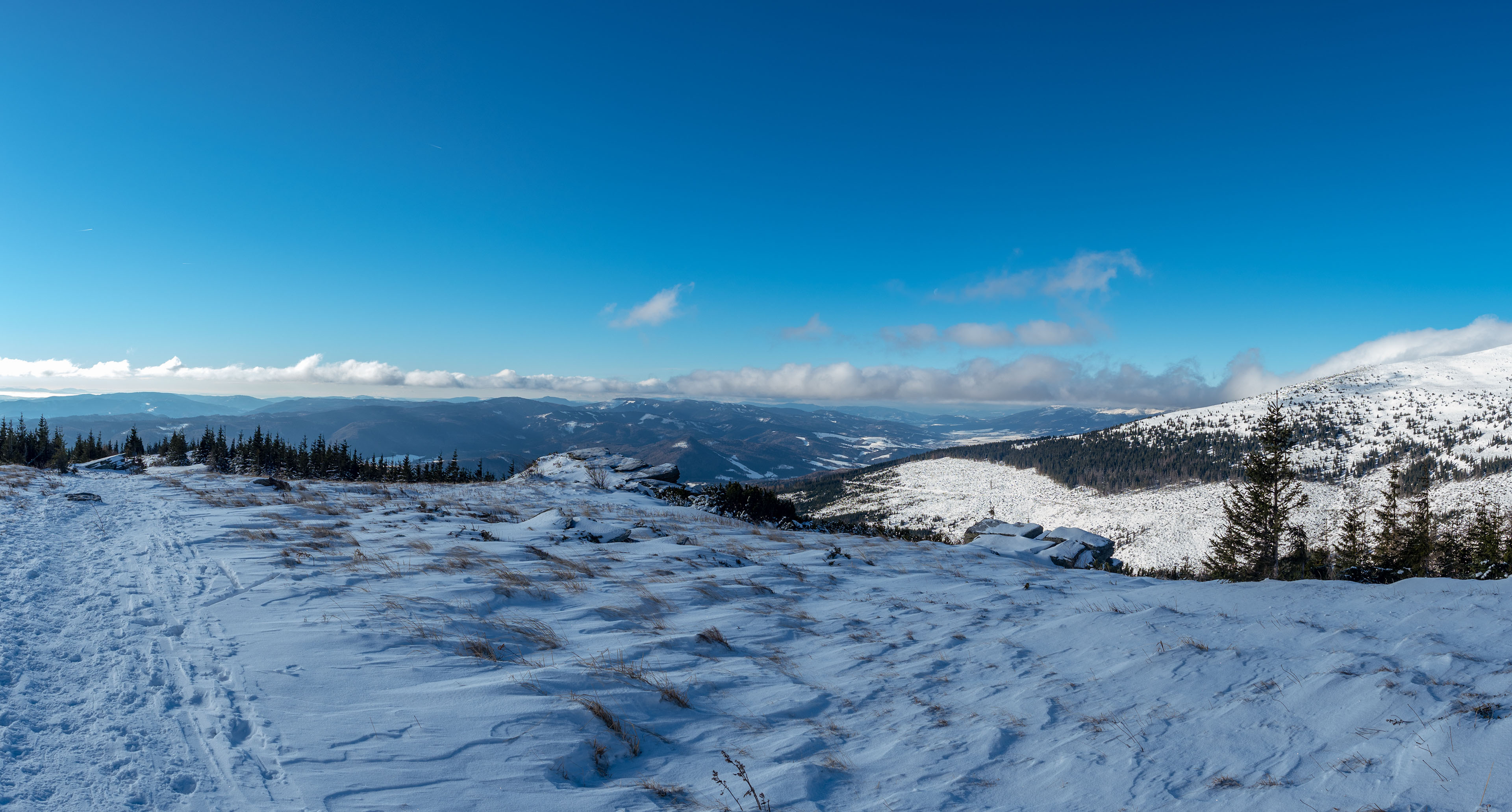 Kráľova hoľa zo Šumiaca (Nízke Tatry)