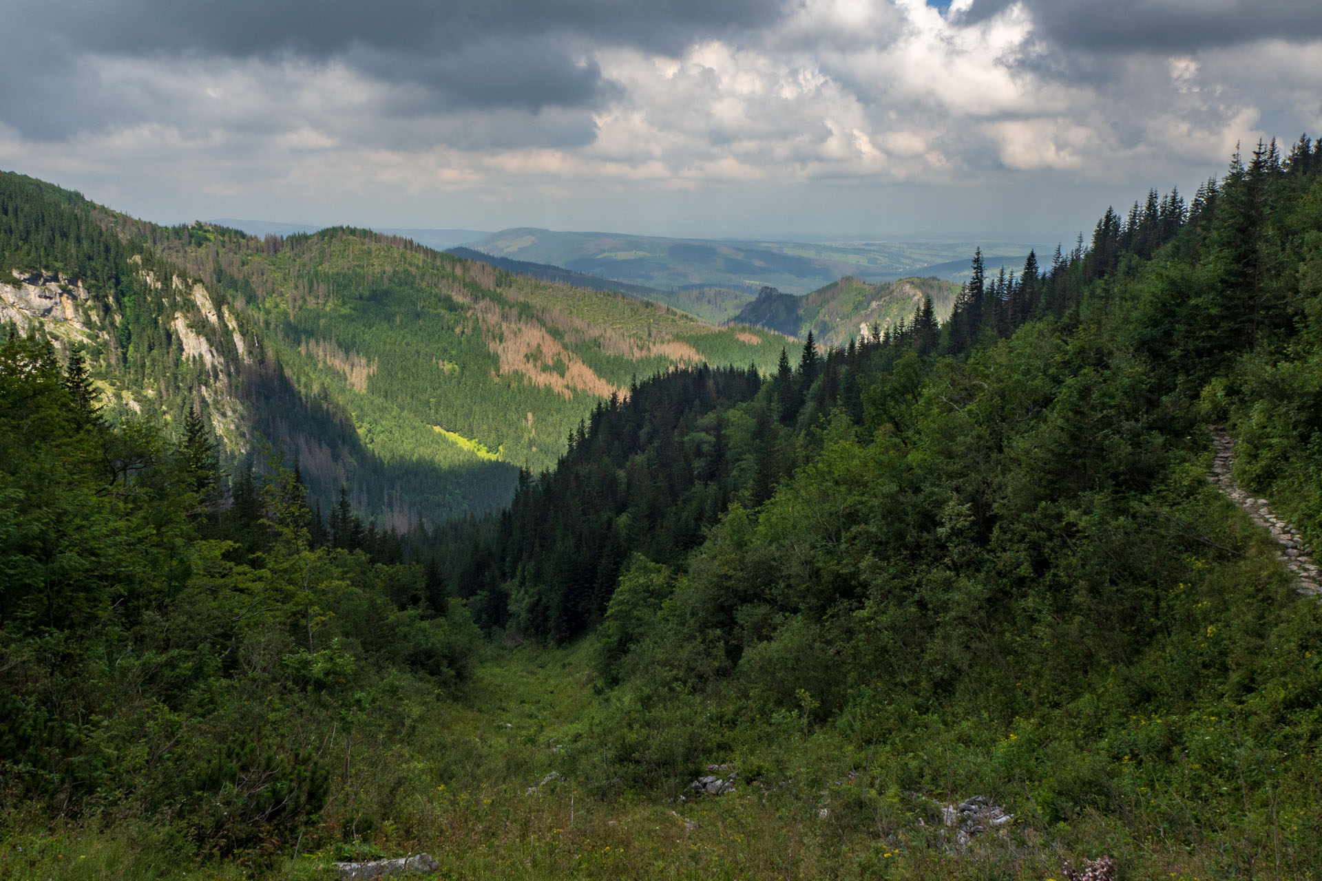 Małołączniak a Kopa Kondracka z Kiry (Západné Tatry)