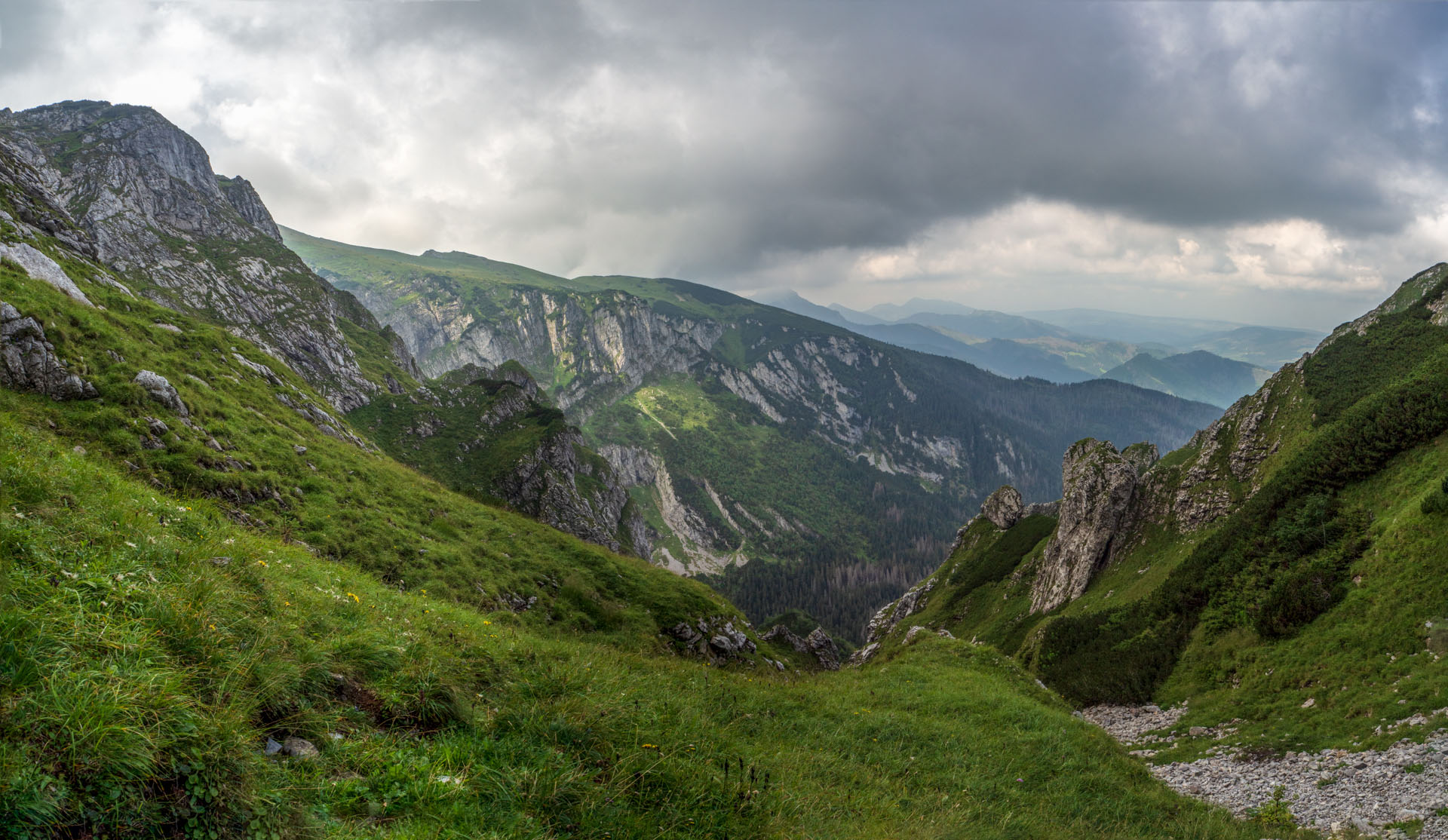 Małołączniak a Kopa Kondracka z Kiry (Západné Tatry)