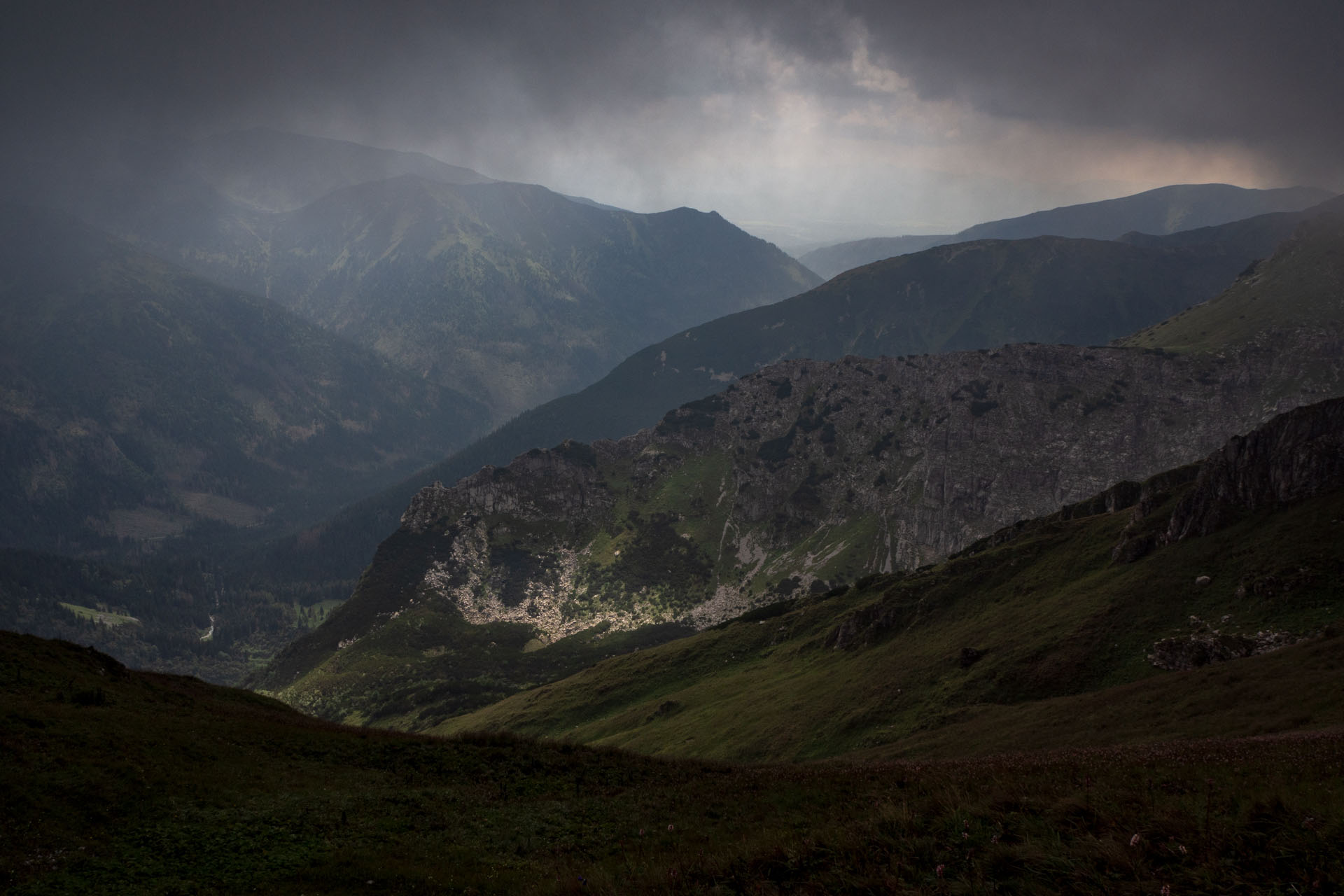 Małołączniak a Kopa Kondracka z Kiry (Západné Tatry)