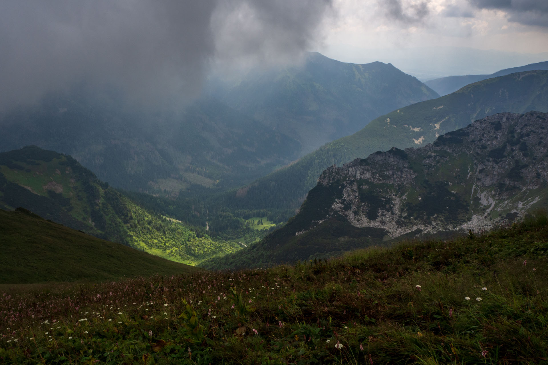 Małołączniak a Kopa Kondracka z Kiry (Západné Tatry)