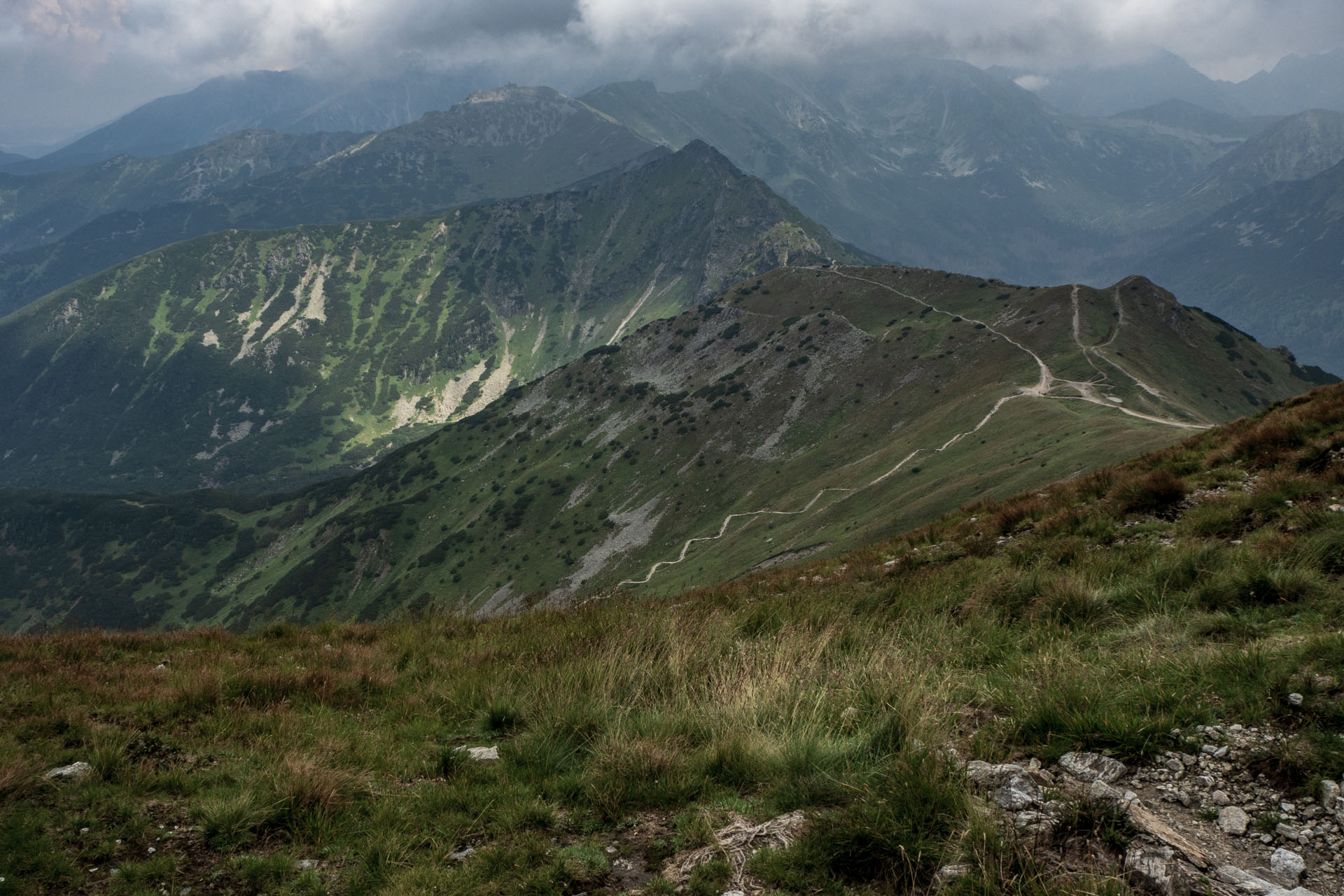 Małołączniak a Kopa Kondracka z Kiry (Západné Tatry)