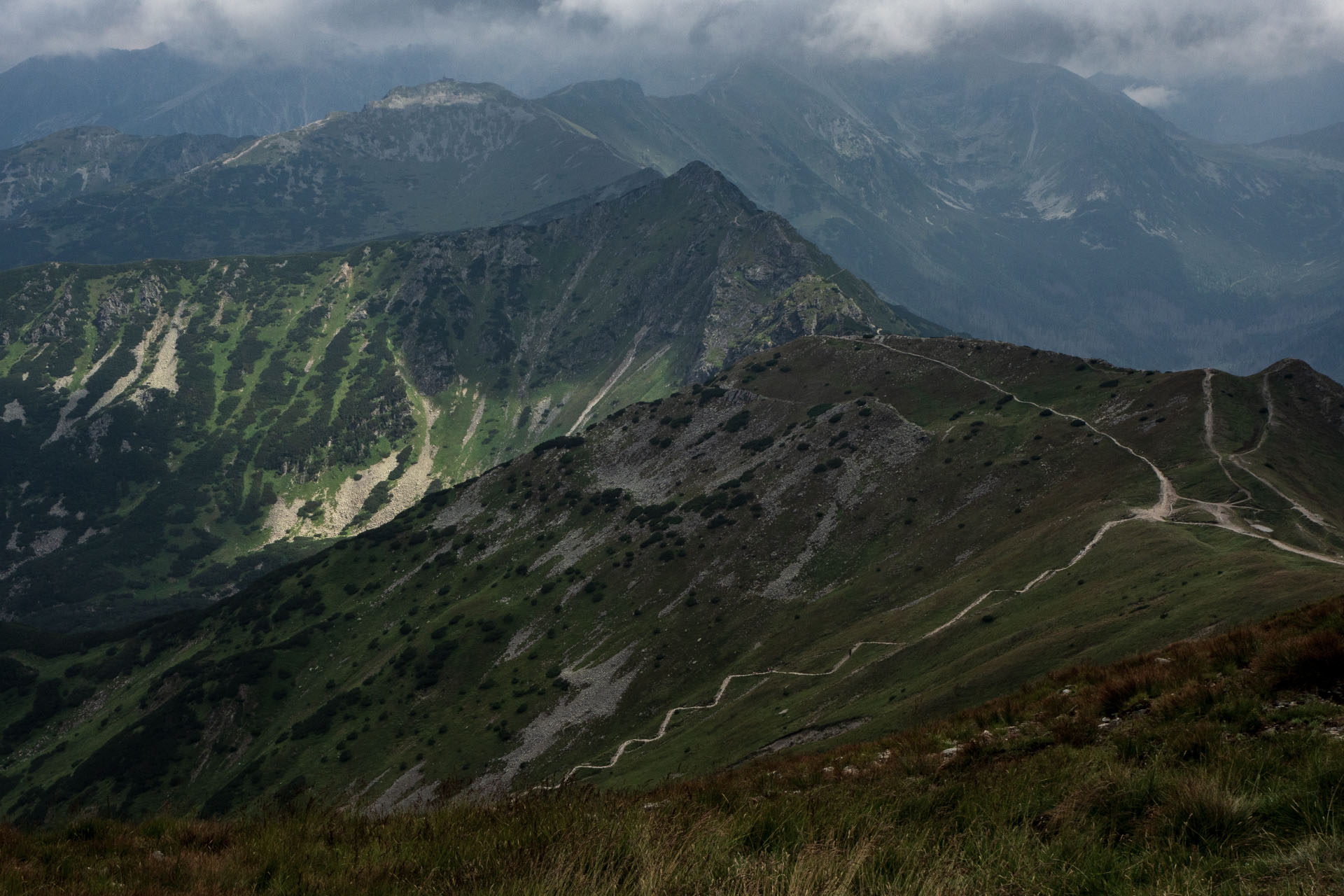 Małołączniak a Kopa Kondracka z Kiry (Západné Tatry)