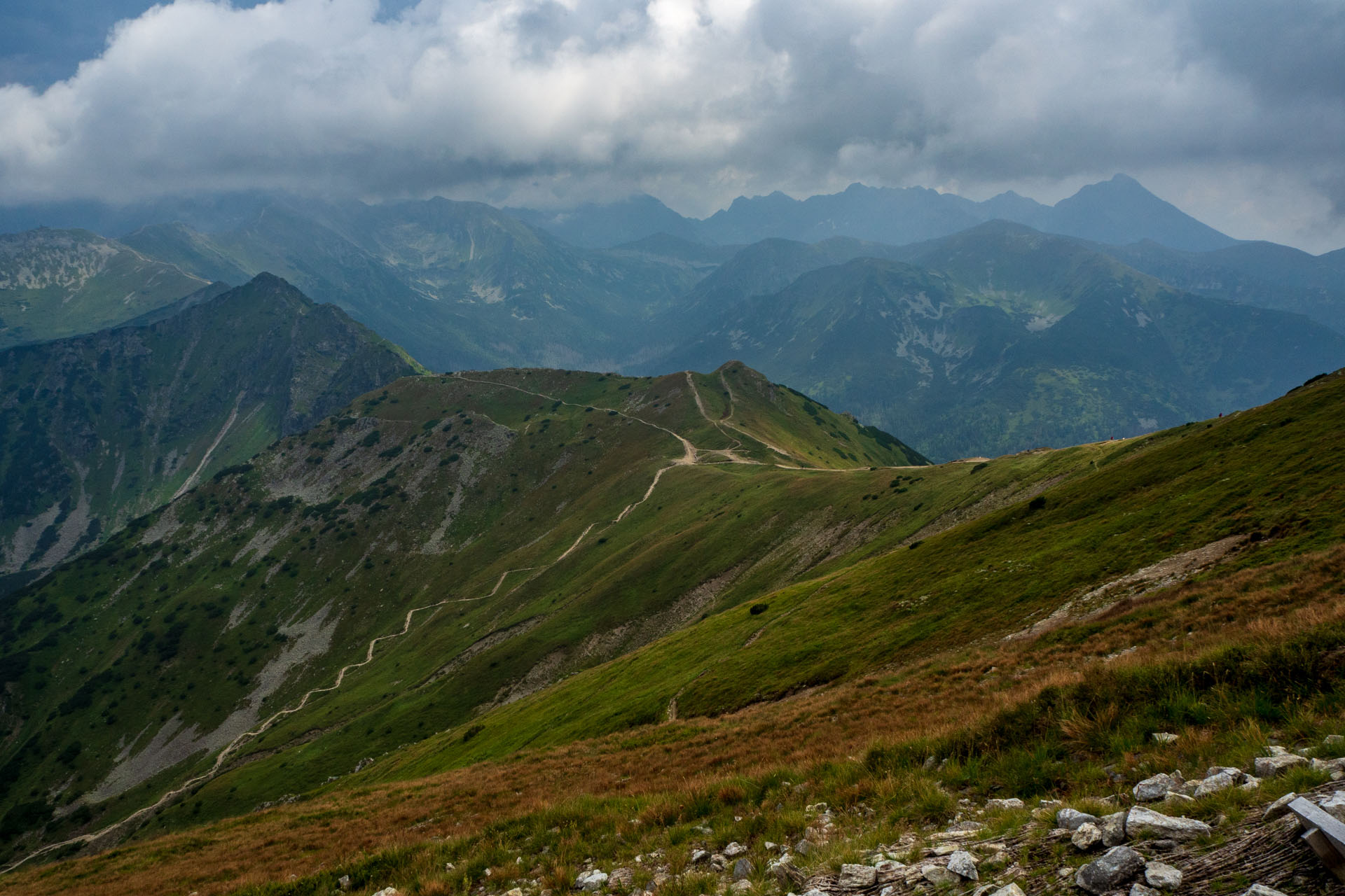 Małołączniak a Kopa Kondracka z Kiry (Západné Tatry)