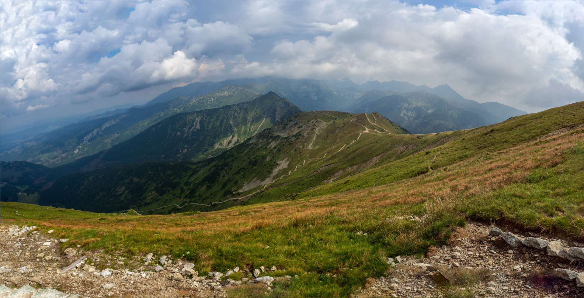 Małołączniak a Kopa Kondracka z Kiry (Západné Tatry)