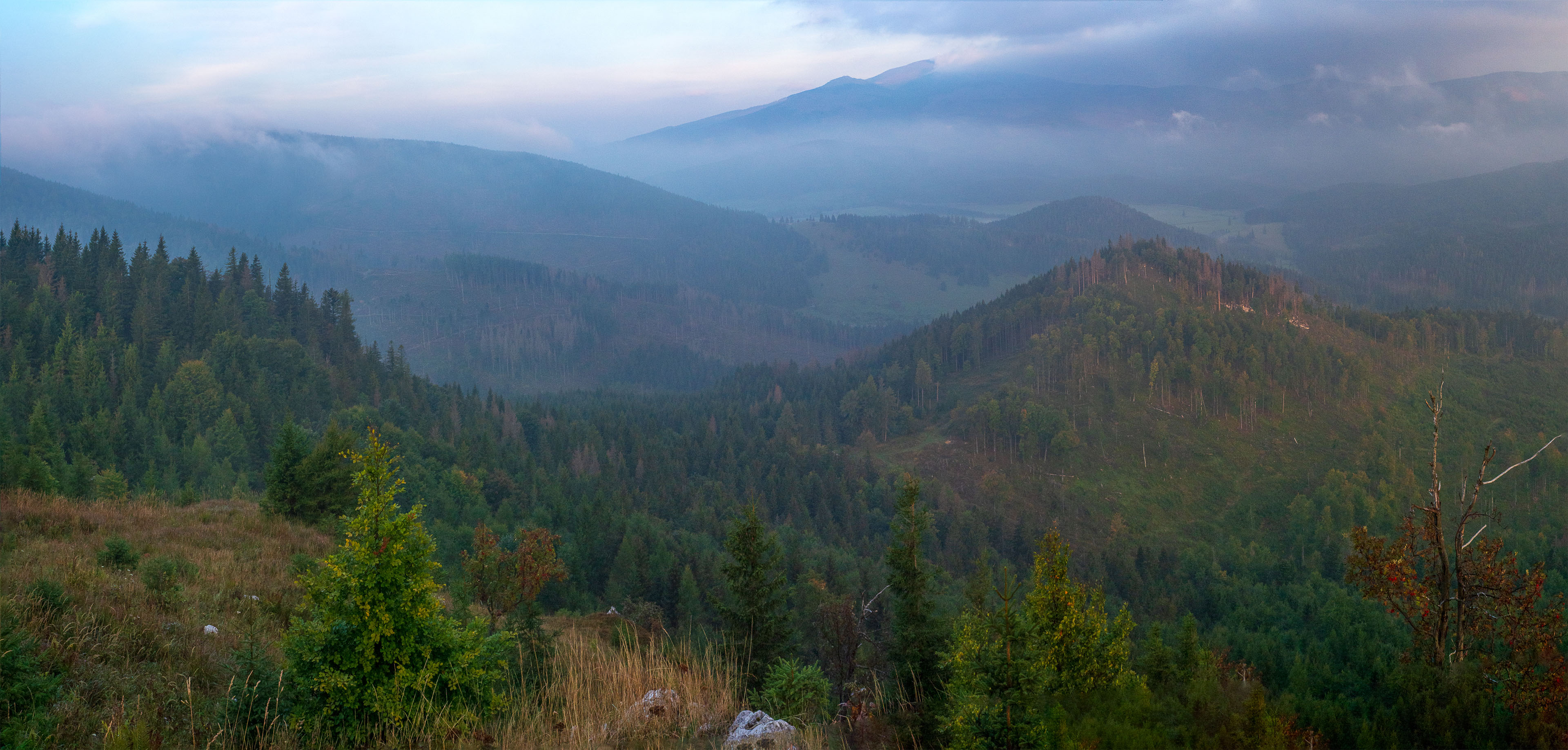 Ondrejisko (Borovniak) zo sedla Besník s nocľahom (Slovenský raj)