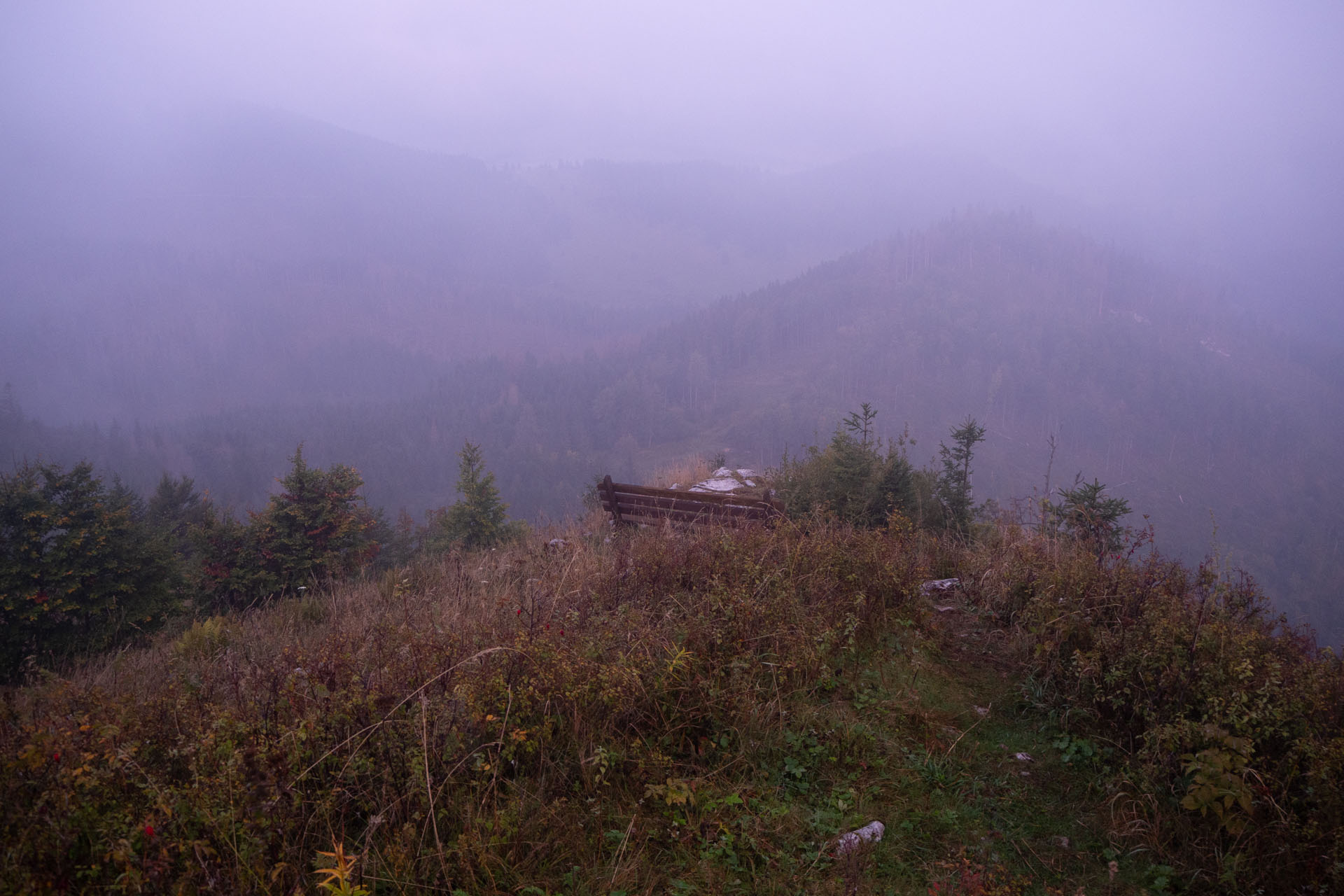 Ondrejisko (Borovniak) zo sedla Besník s nocľahom (Slovenský raj)