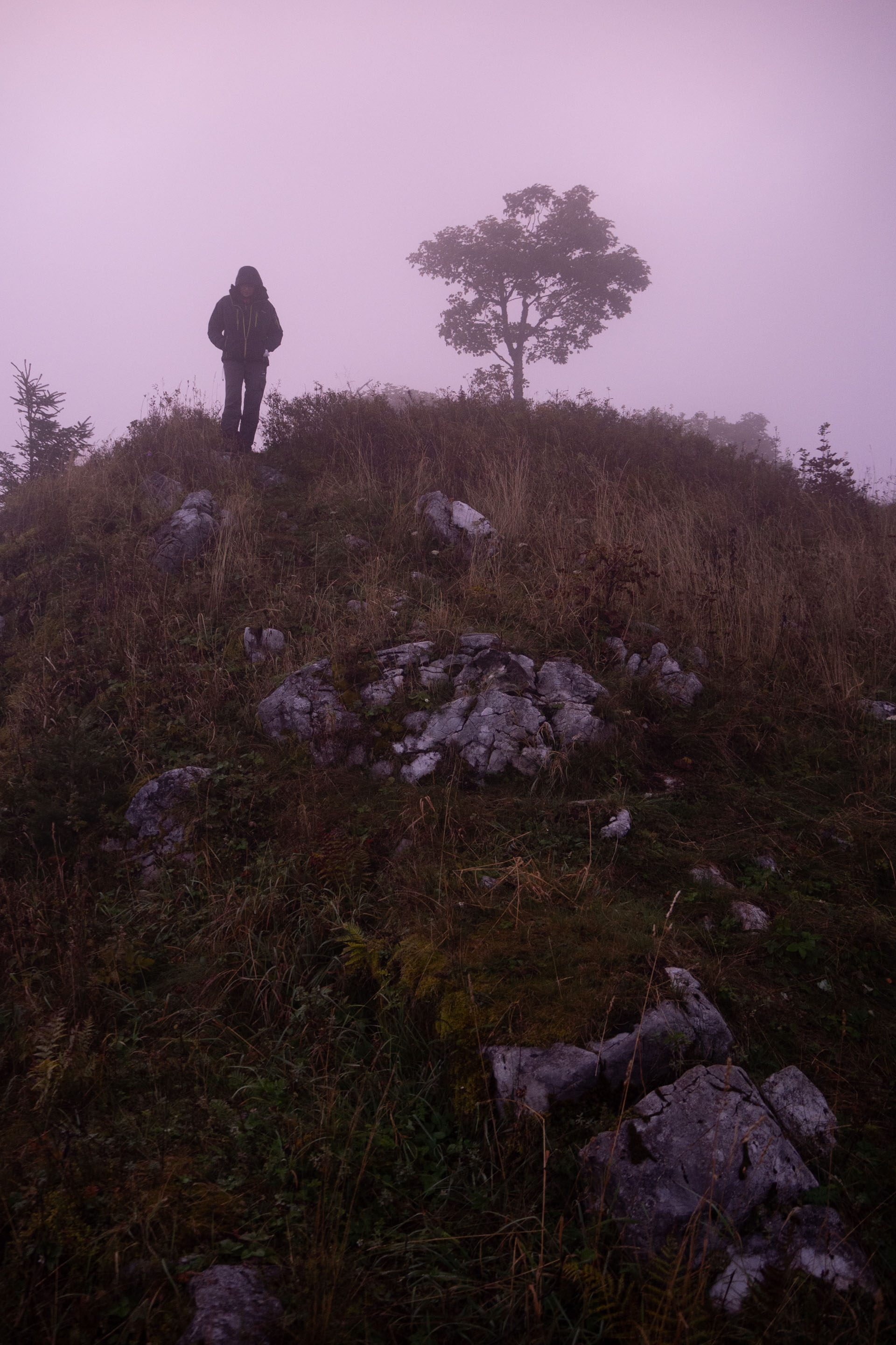 Ondrejisko (Borovniak) zo sedla Besník s nocľahom (Slovenský raj)