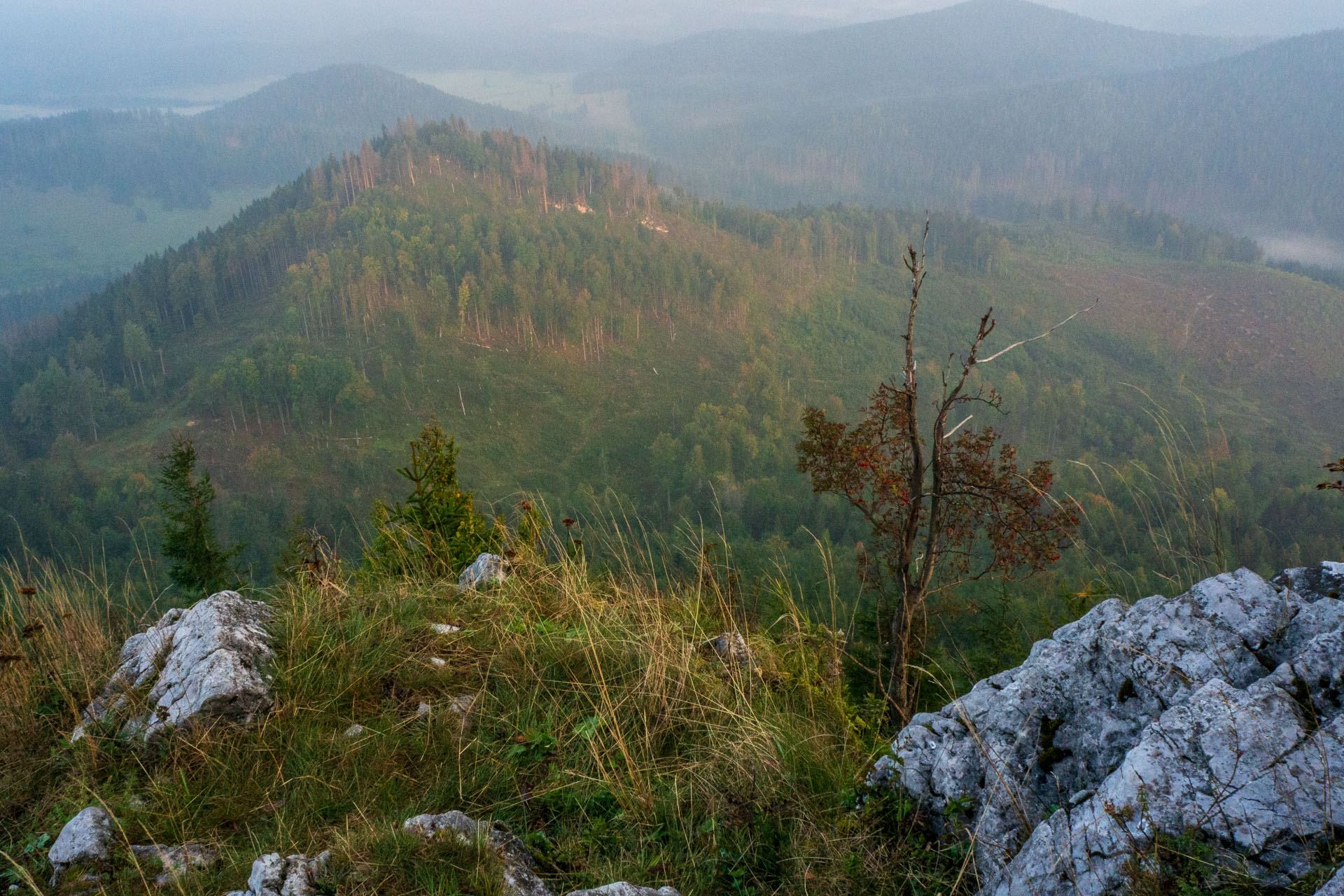 Ondrejisko (Borovniak) zo sedla Besník s nocľahom (Slovenský raj)