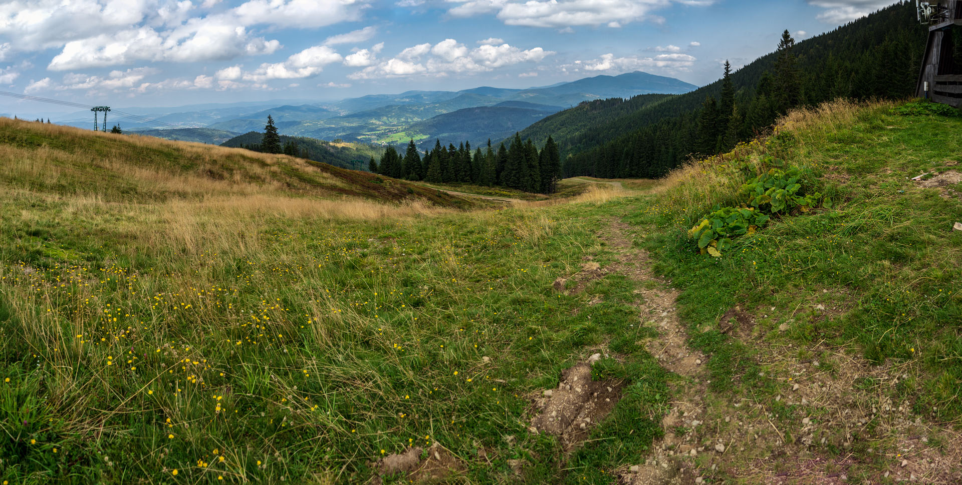 Pilsko zo sedla Hliny (Oravské Beskydy)