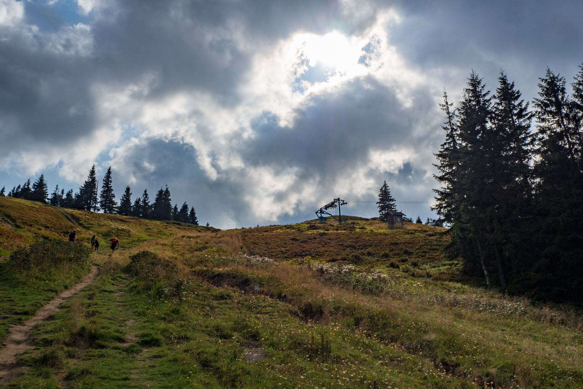 Pilsko zo sedla Hliny (Oravské Beskydy)