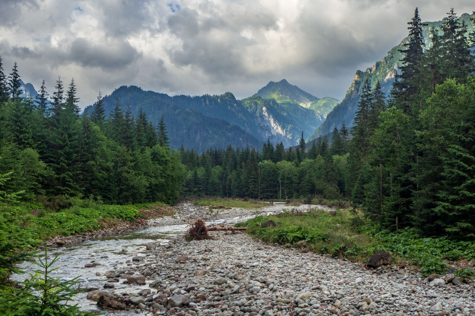 Poľský hrebeň z Lysej Poľany (Vysoké Tatry)