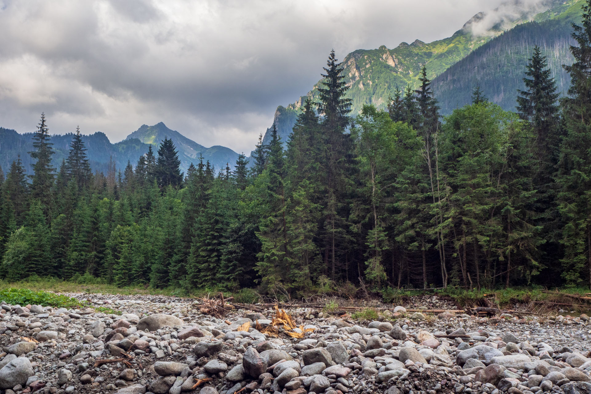 Poľský hrebeň z Lysej Poľany (Vysoké Tatry)