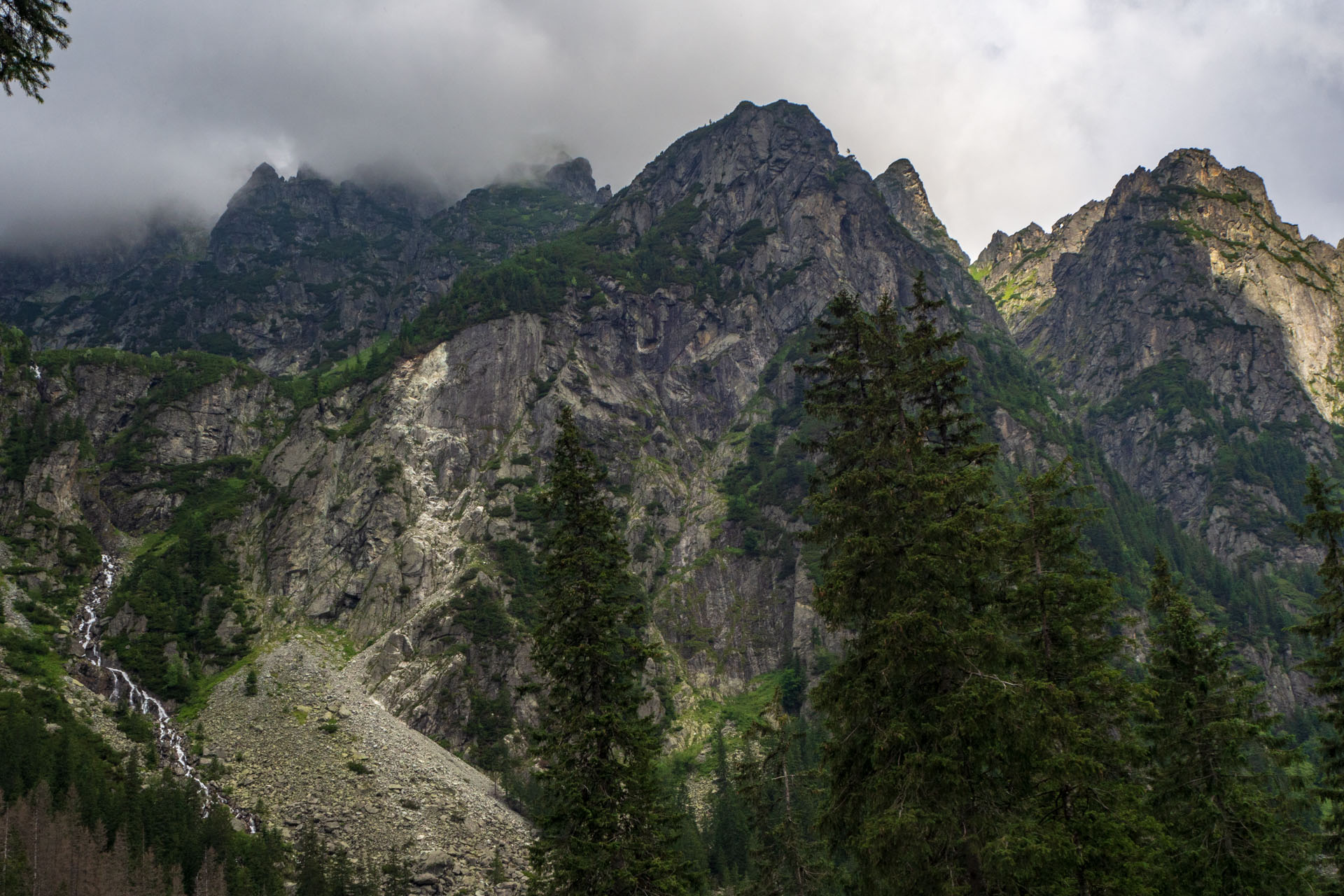 Poľský hrebeň z Lysej Poľany (Vysoké Tatry)