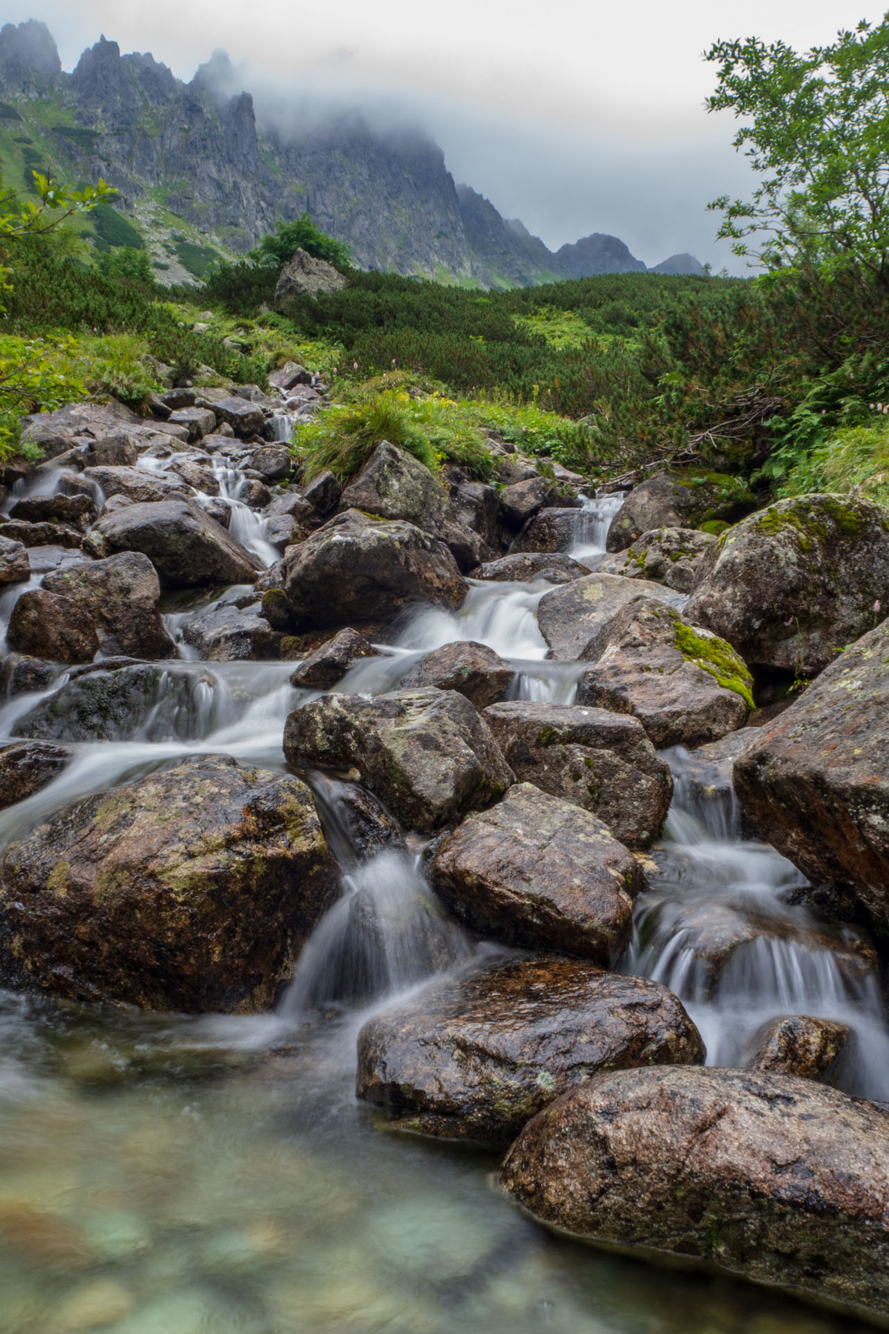 Poľský hrebeň z Lysej Poľany (Vysoké Tatry)