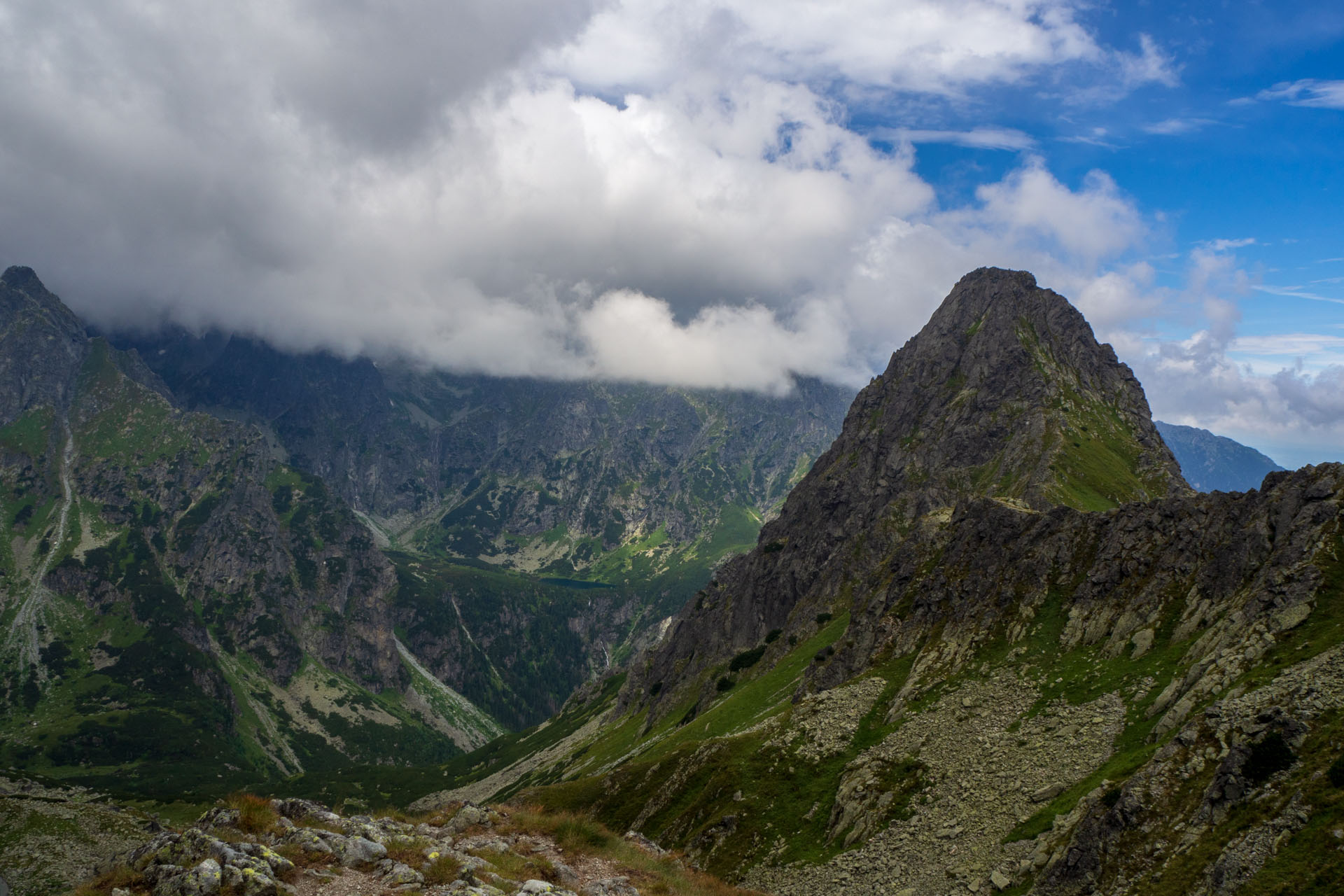 Poľský hrebeň z Lysej Poľany (Vysoké Tatry)