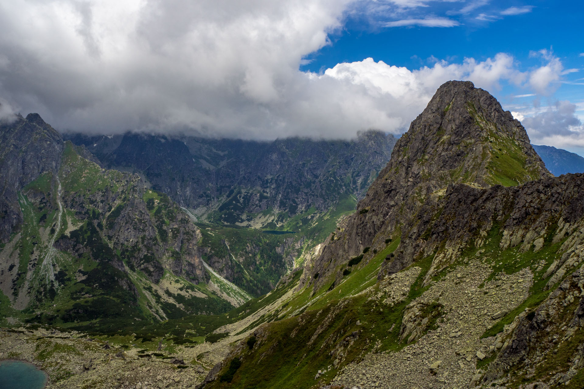 Poľský hrebeň z Lysej Poľany (Vysoké Tatry)