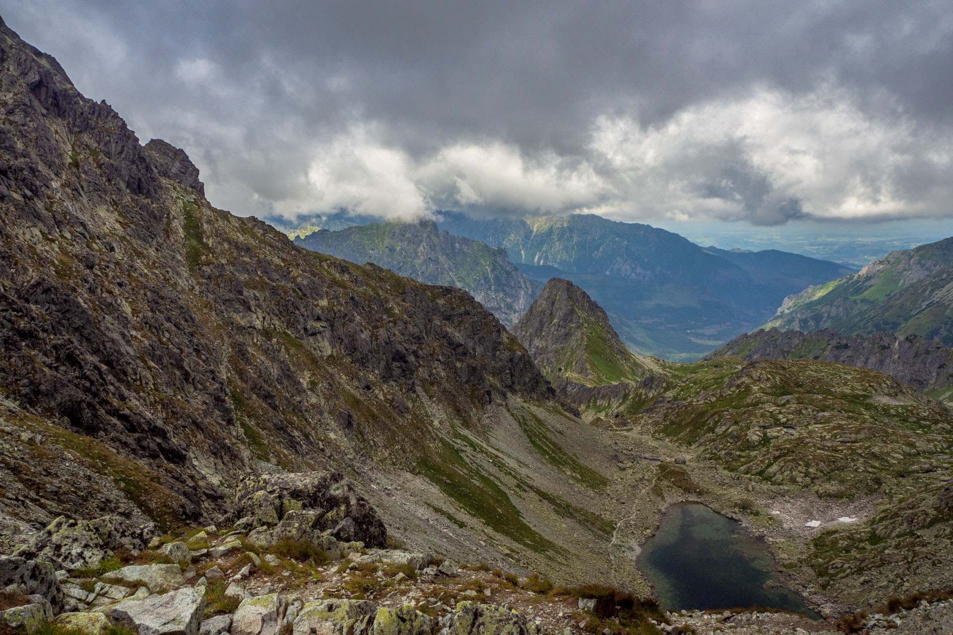 Poľský hrebeň z Lysej Poľany (Vysoké Tatry)