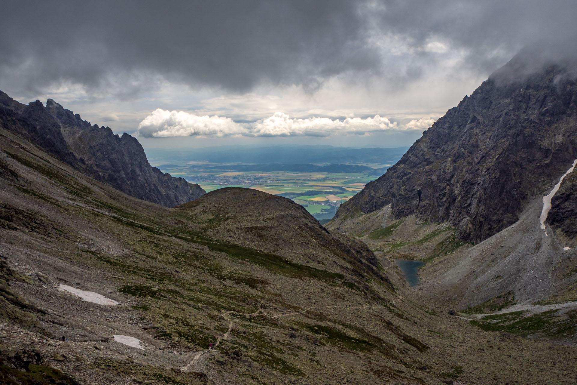 Poľský hrebeň z Lysej Poľany (Vysoké Tatry)