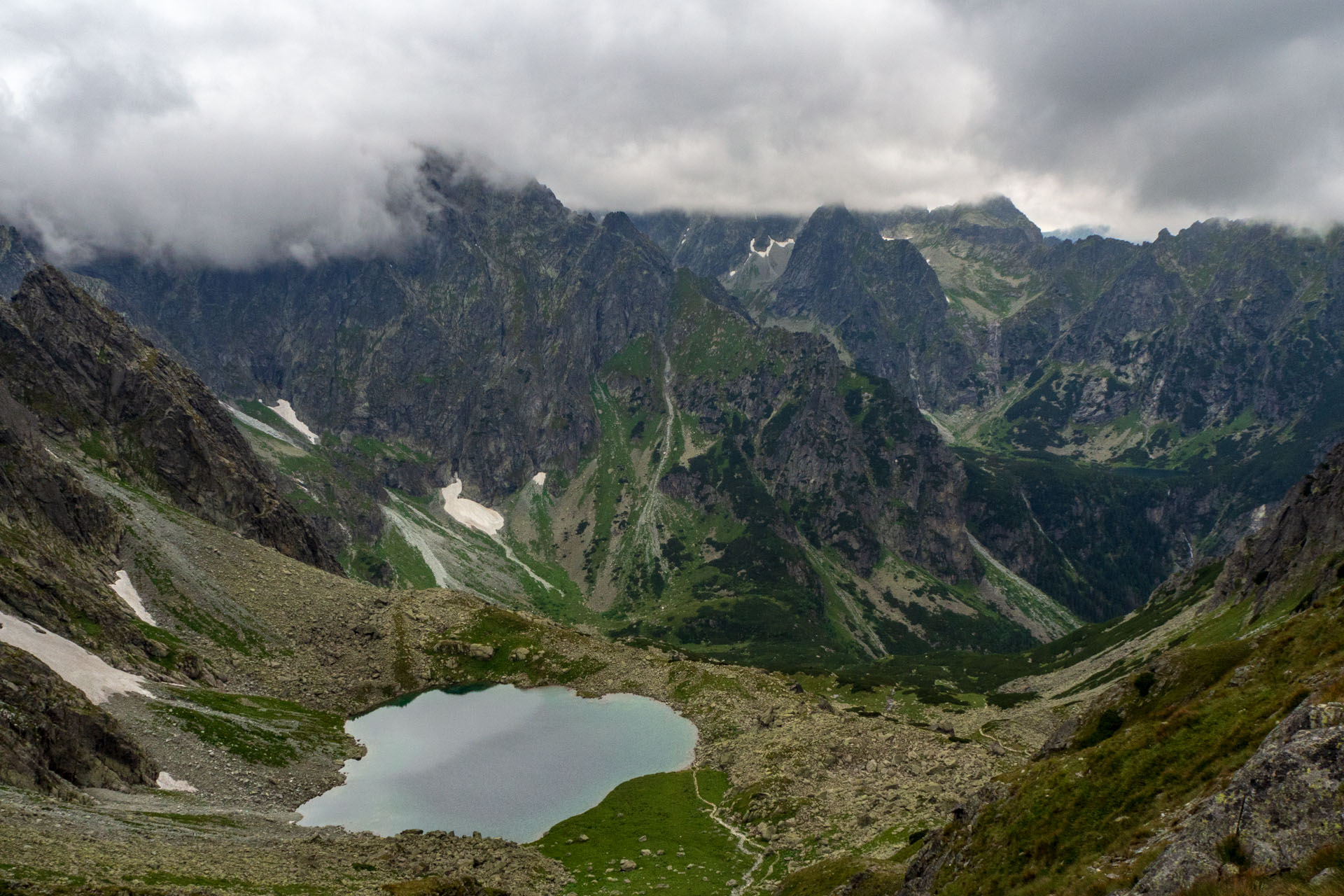 Poľský hrebeň z Lysej Poľany (Vysoké Tatry)