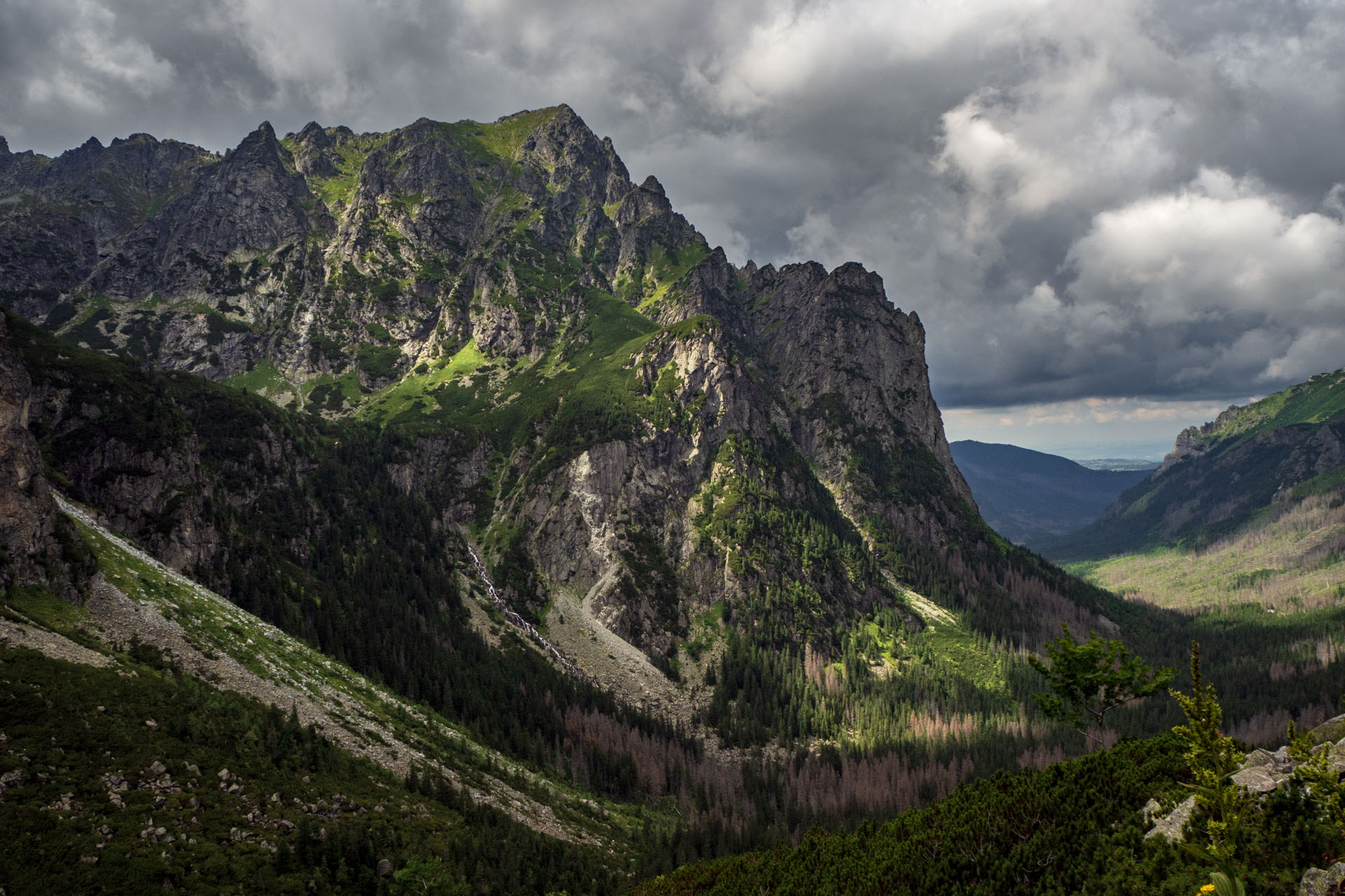 Poľský hrebeň z Lysej Poľany (Vysoké Tatry)