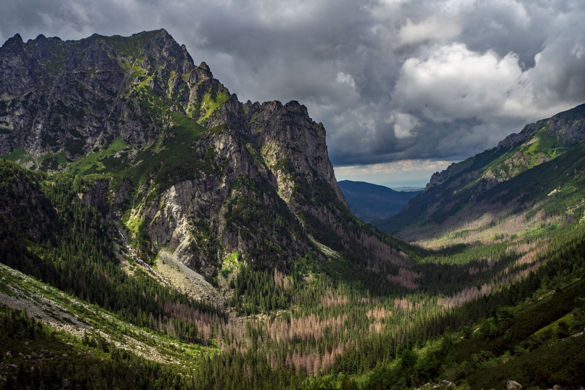 2170 m vysoký Mlynár a Bielovodská dolina